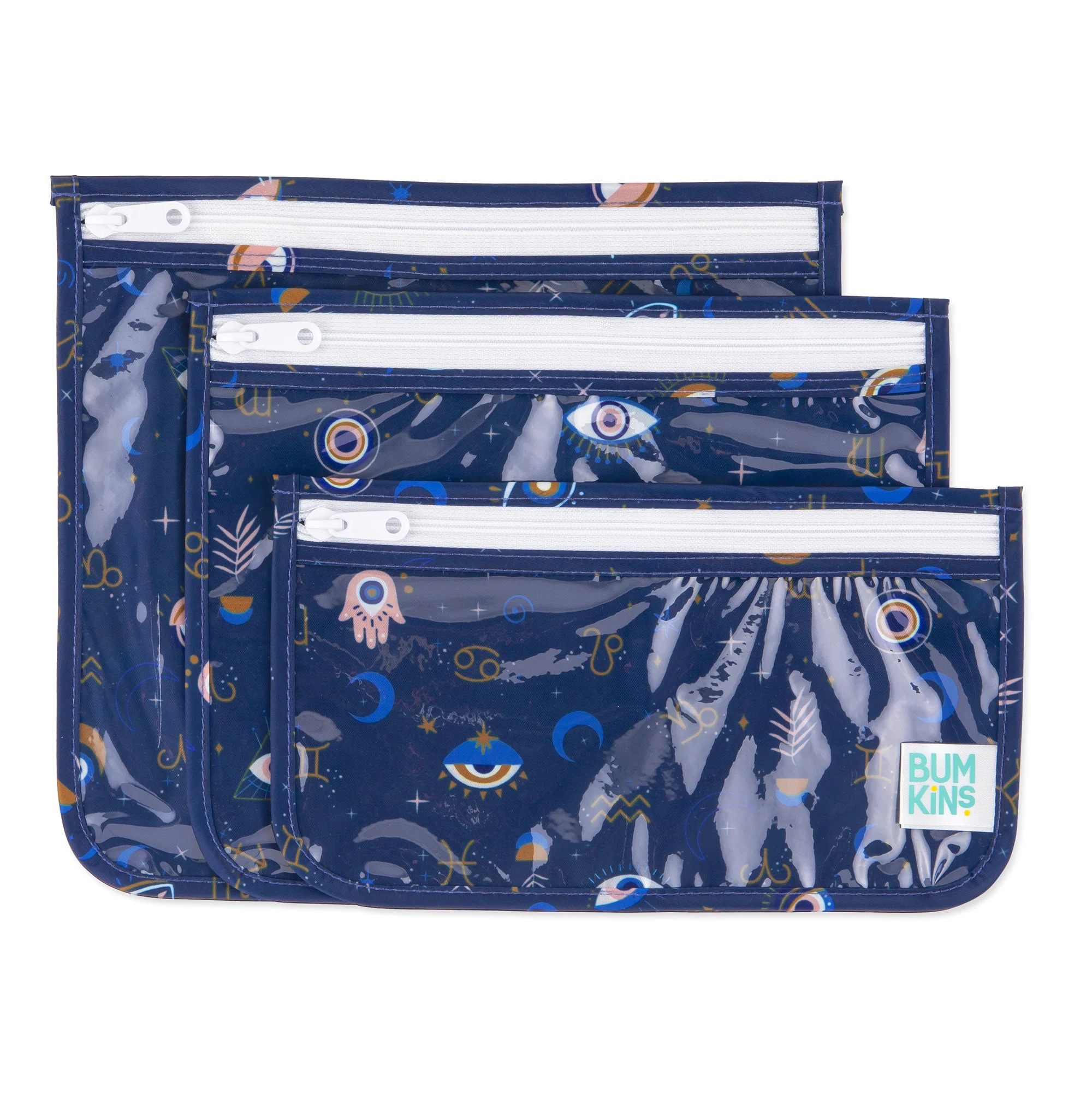 Clear travel bag (3 pack) - Evil Eye