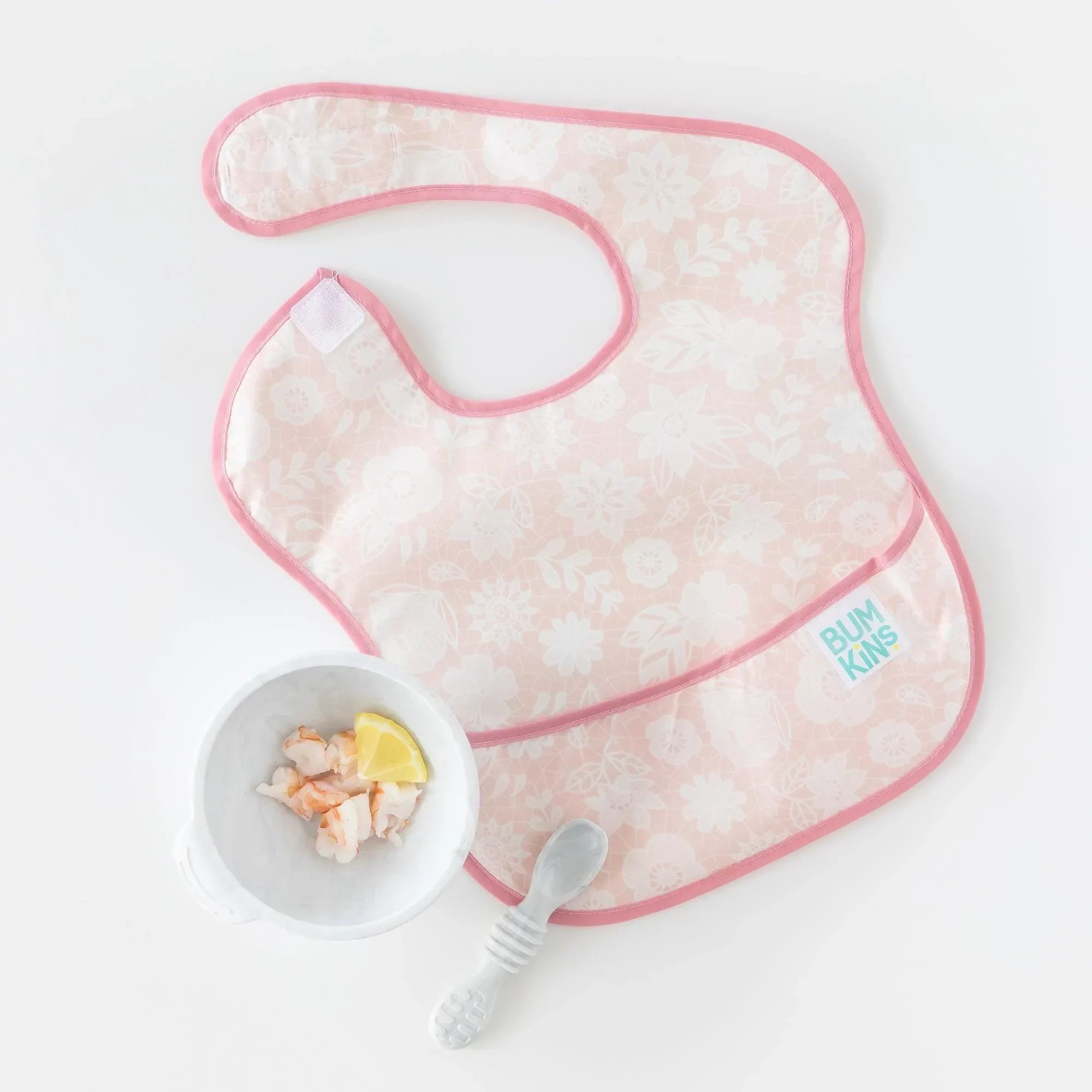 Silicone first feeding set - Marble