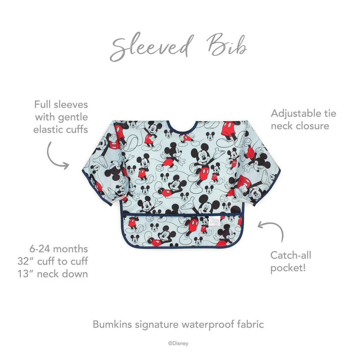 Ärmellätzchen - Disney Mickey Mouse - Blue