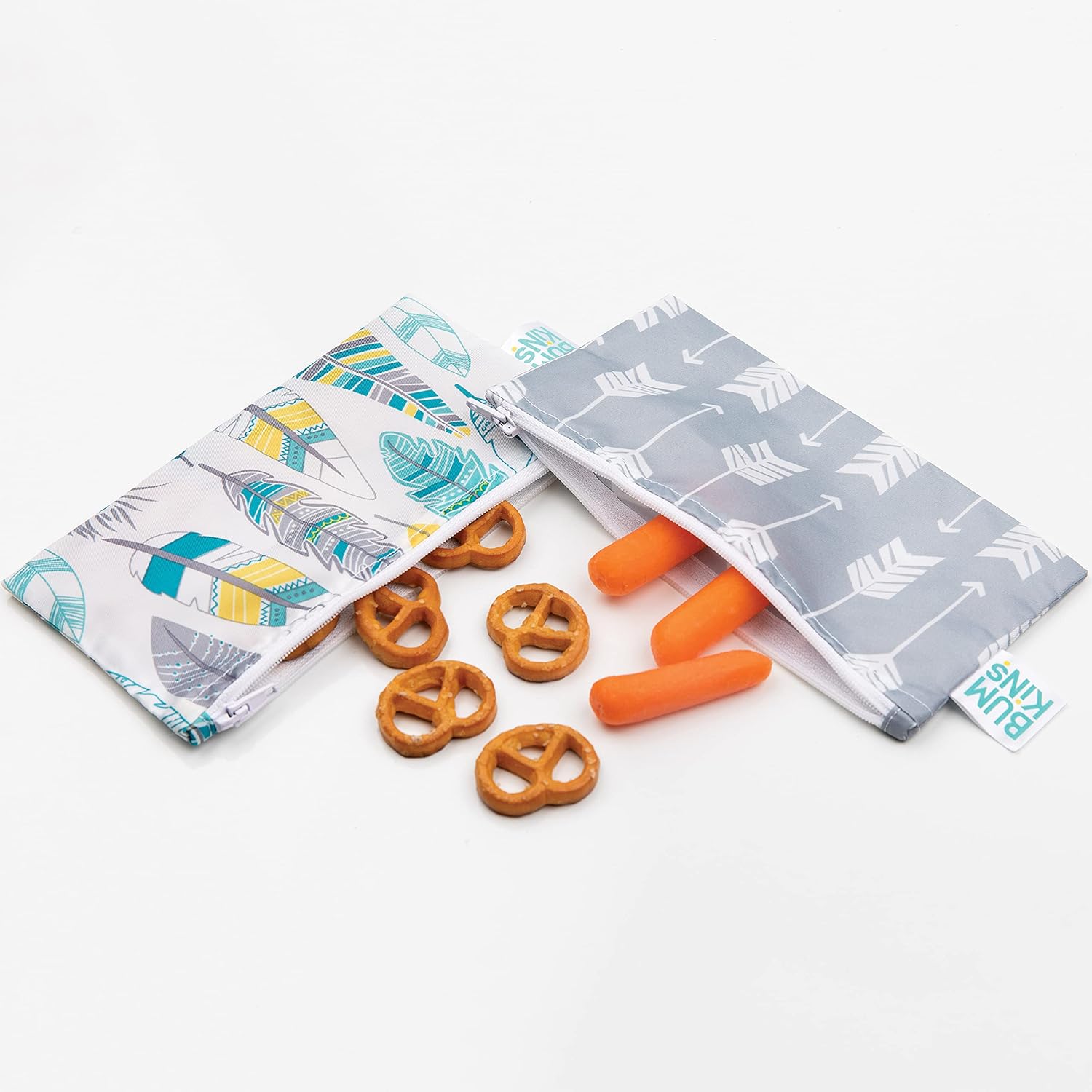 Reusable Snack Bag - Small (2 pack) - Arrow & Feathers