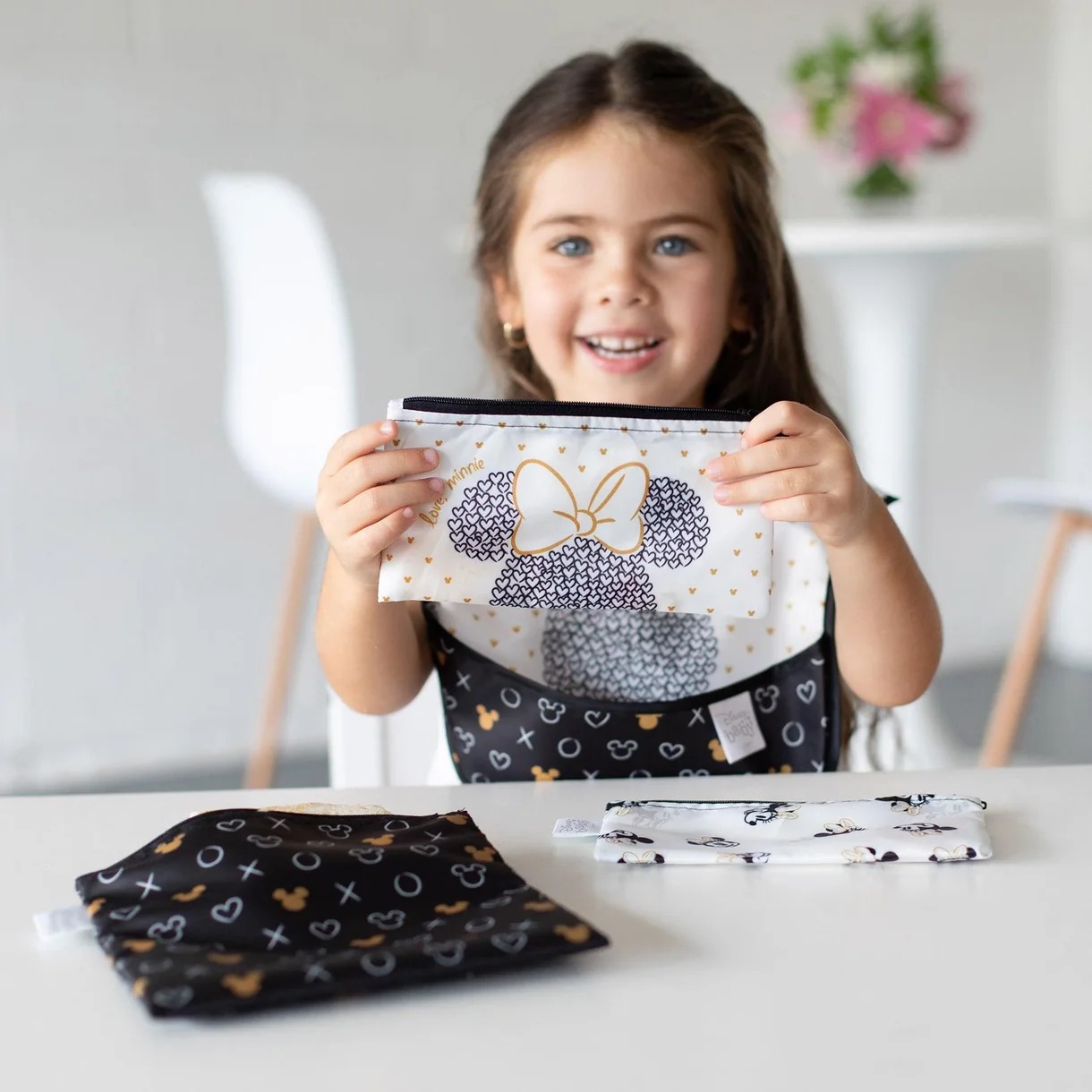 Reusable Snack Bag (3 pack) - Disney Love, Minnie