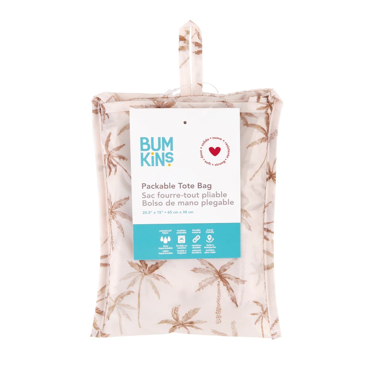 Packable Tote Bag - Palm Daze