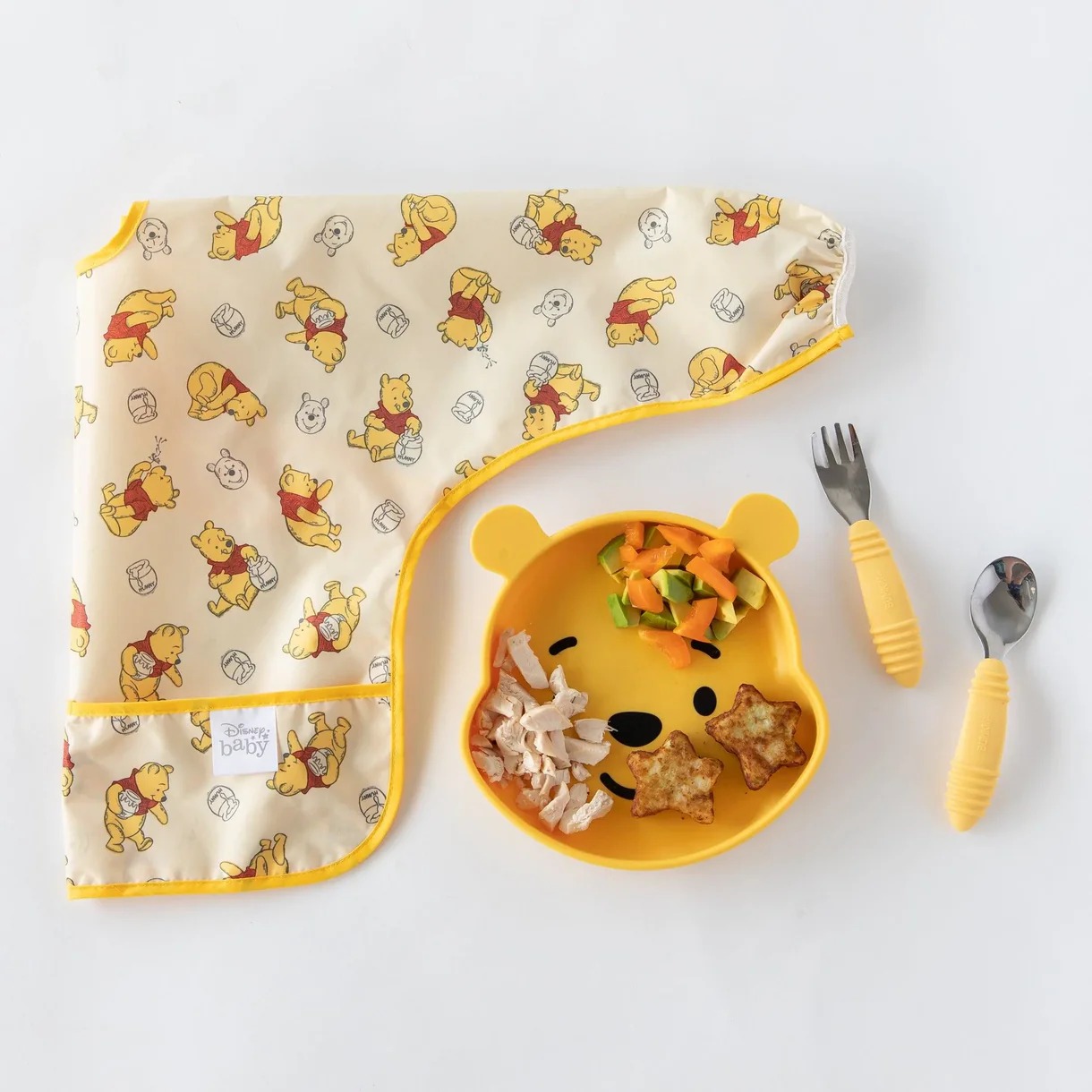 Second Chance (No Original Packaging) - Sleeved Bib - Disney Winnie the Pooh - Yellow Hunny