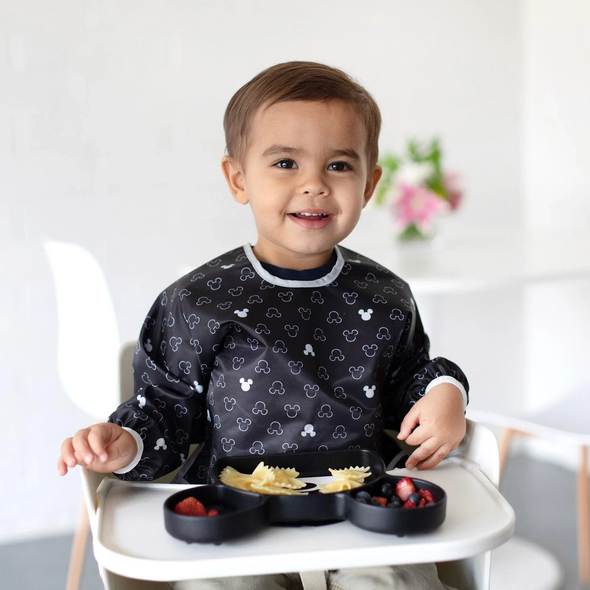 Second Chance (No Original Packaging) - Sleeved Bib - Disney Mickey Mouse - Icon Black + White
