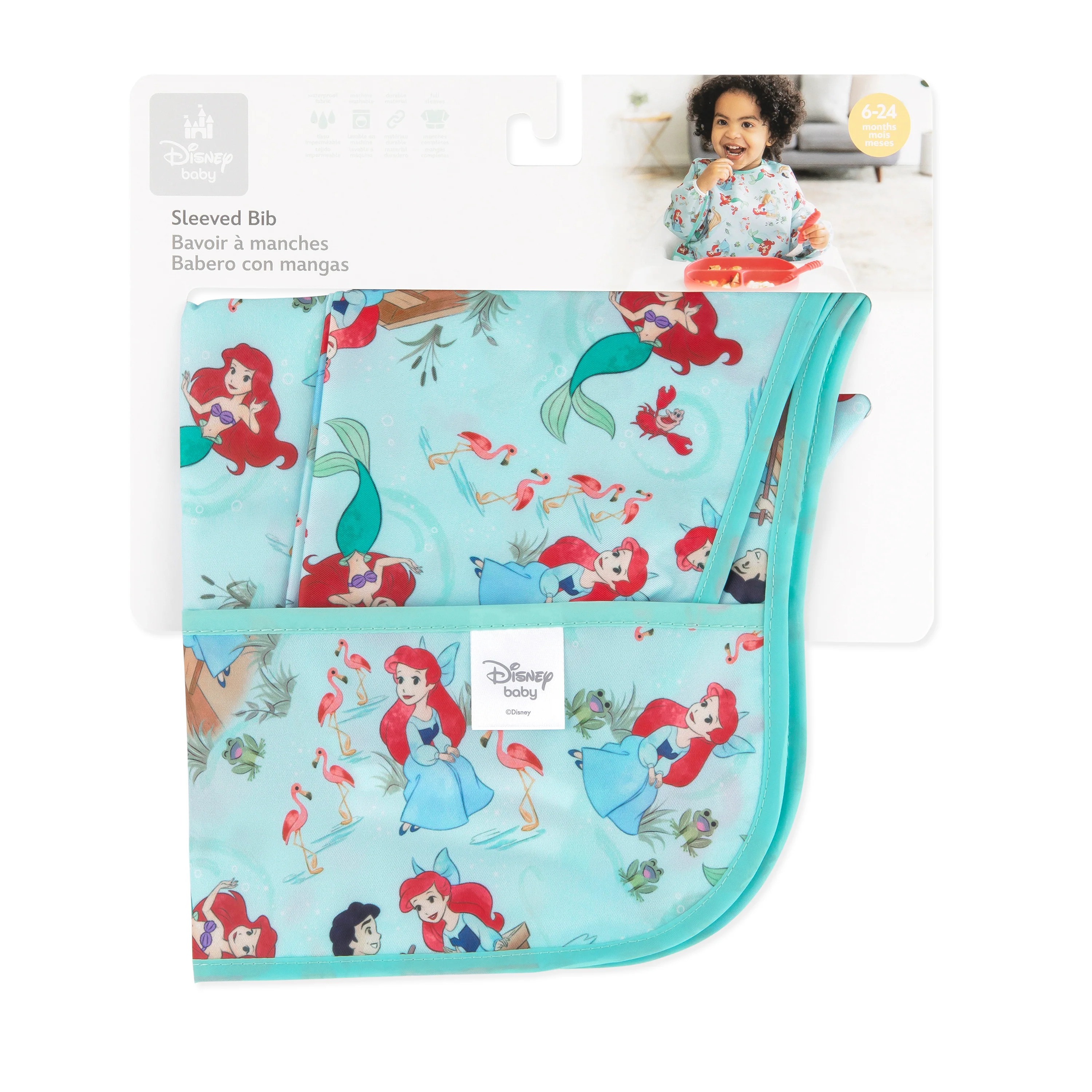 Second chance (no original packaging) - Sleeved bib - Disney Princess Ariel