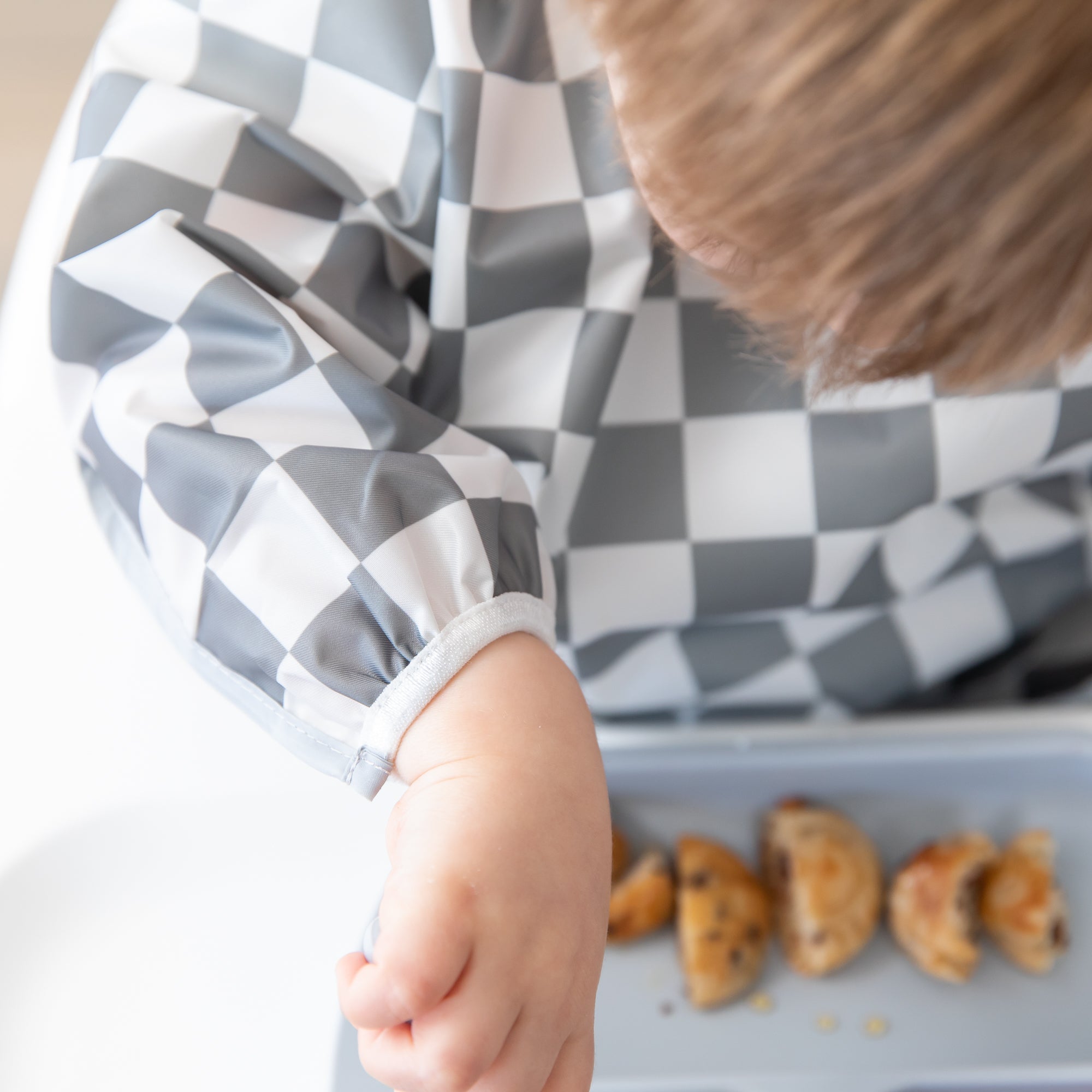 Second Chance (No Original Packaging) - Sleeved Bib - Charcoal Check