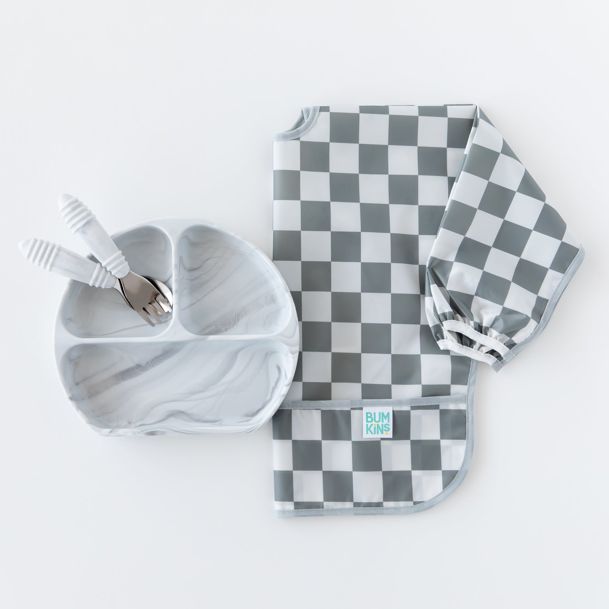 Second Chance (No Original Packaging) - Sleeved Bib - Charcoal Check