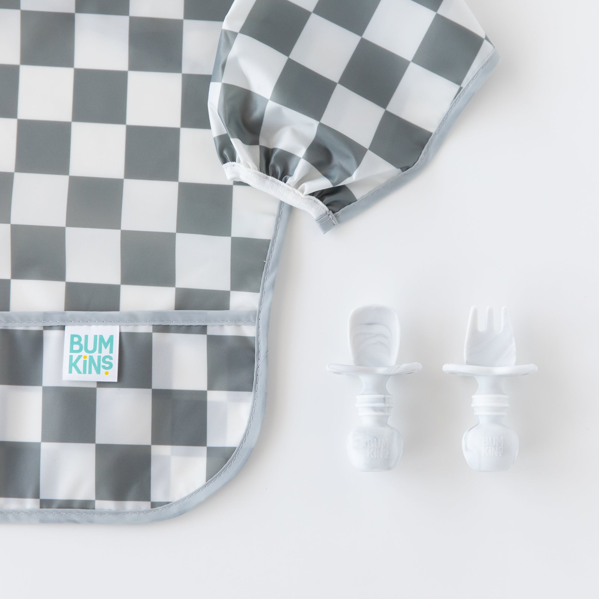 Second Chance (No Original Packaging) - Sleeved Bib - Charcoal Check