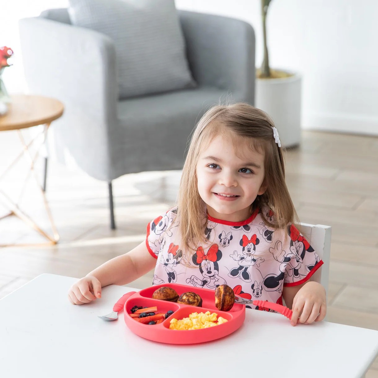 Second chance (no original packaging) - Junior bib - Disney Minnie Mouse - Pink