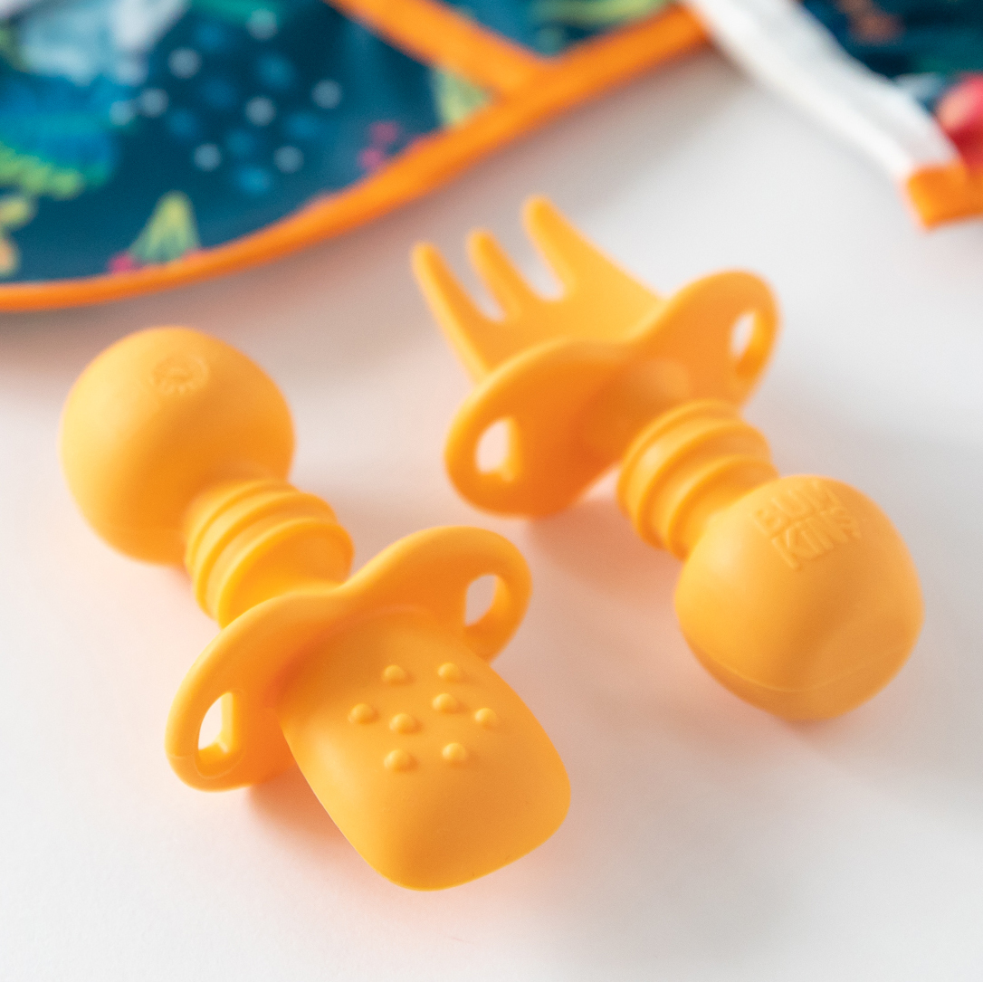 Tweede Kans (zonder originele verpakking) - Siliconen Chewtensils® - Oranje