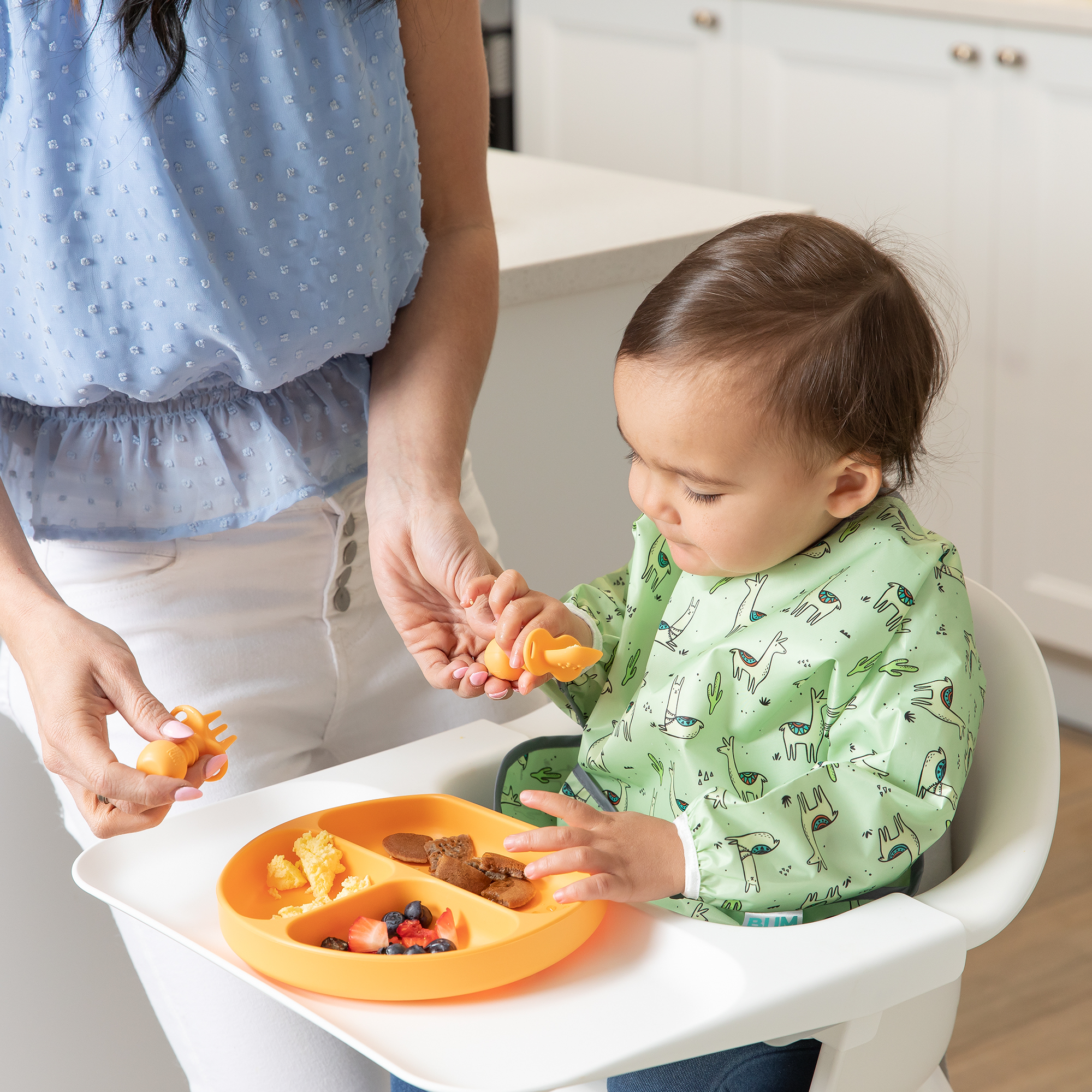 Tweede Kans (zonder originele verpakking) - Siliconen Chewtensils® - Oranje