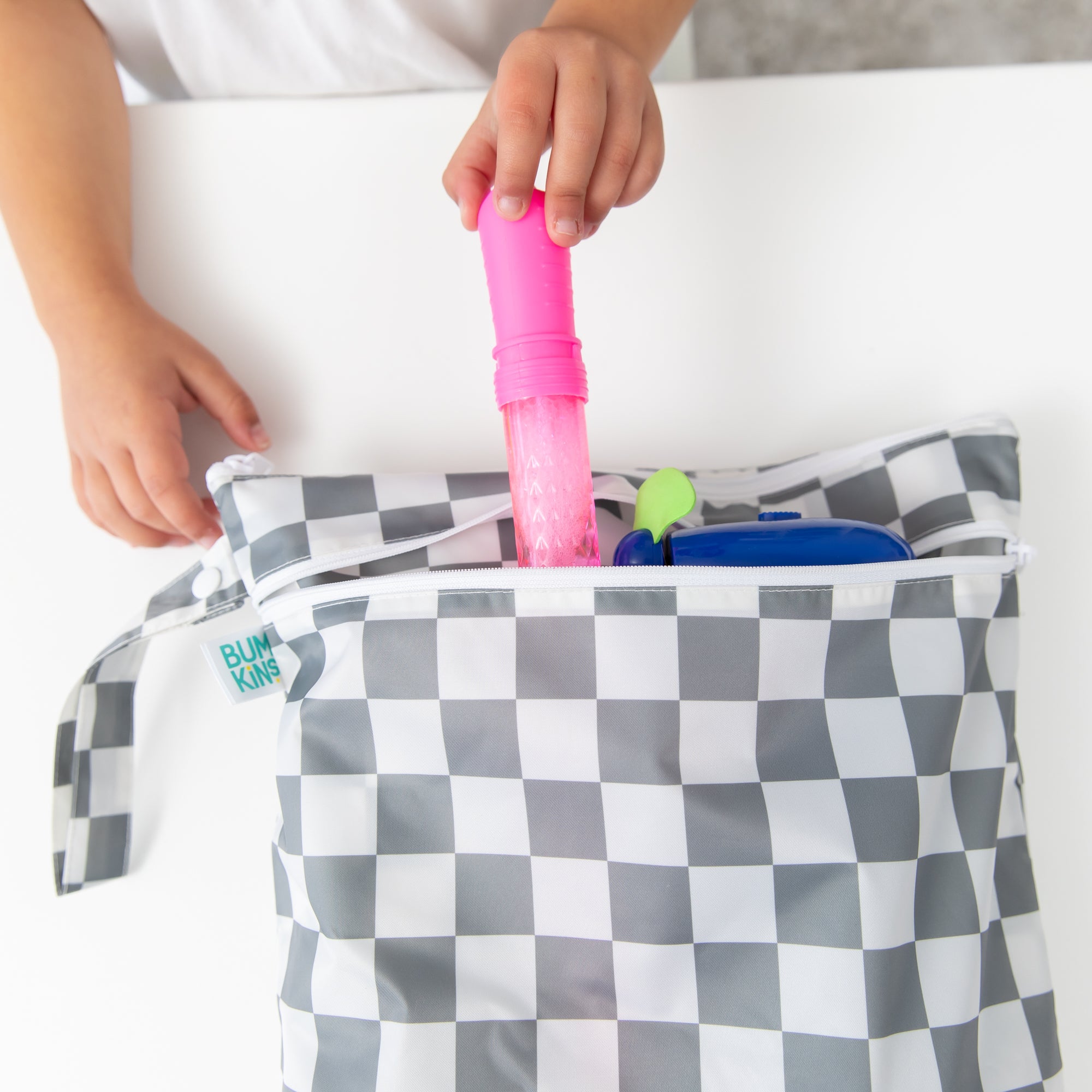 Second chance (no original packaging) - Wet / dry bag - Charcoal Check