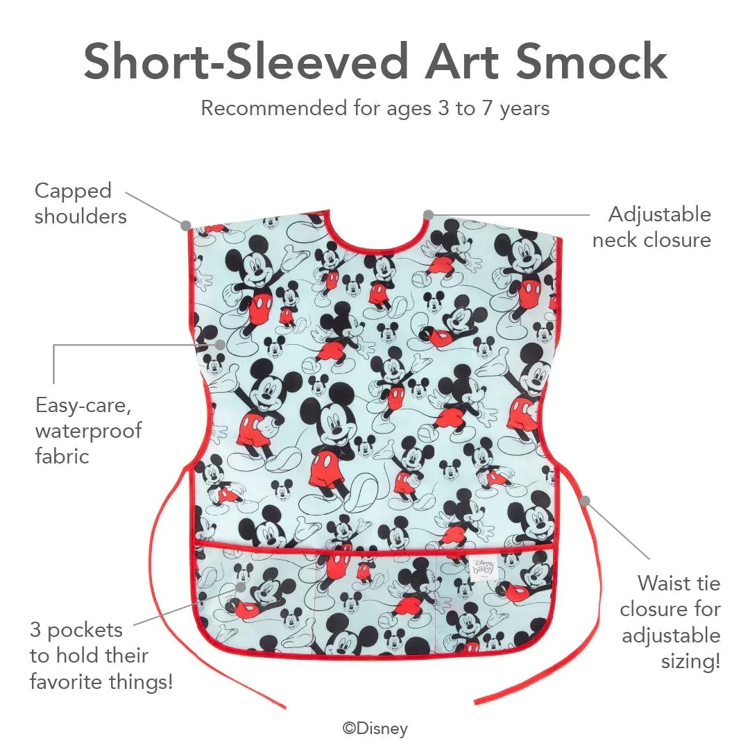 Second Chance (No Original Packaging) - Short-Sleeved Art Smock - 3-7 years - Disney Mickey Mouse - Blue