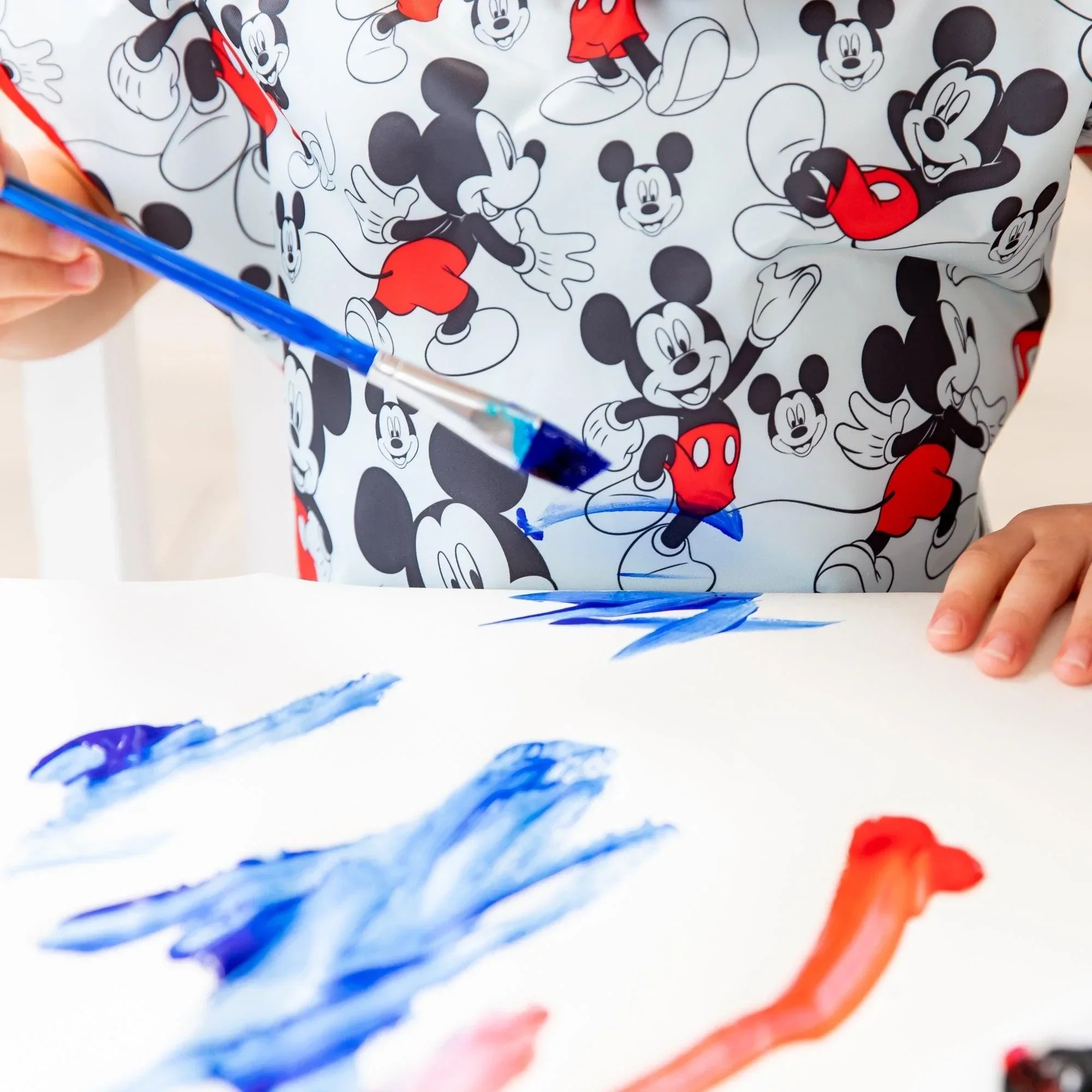 Second Chance (No Original Packaging) - Short-Sleeved Art Smock - 3-7 years - Disney Mickey Mouse - Blue