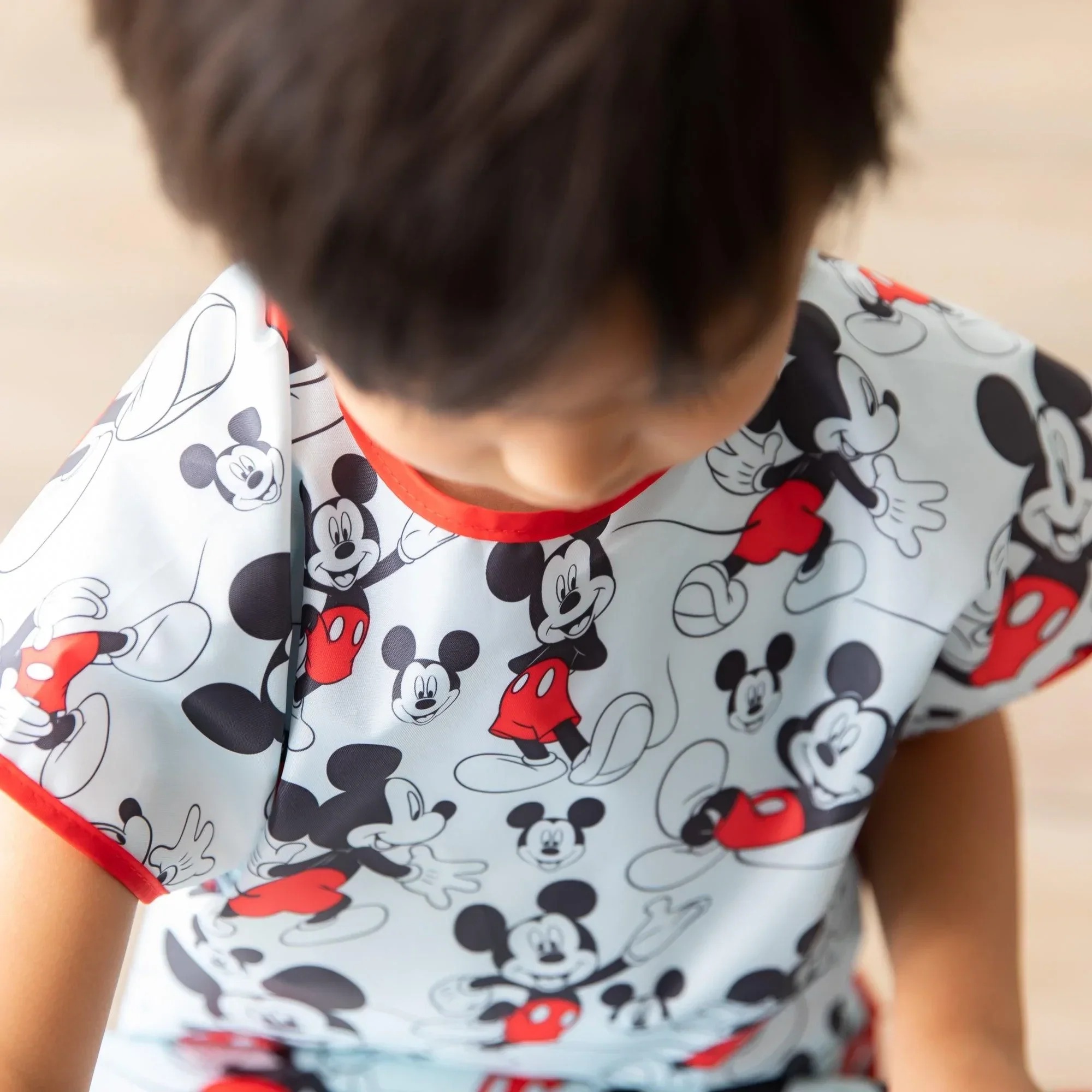 Second Chance (No Original Packaging) - Short-Sleeved Art Smock - 3-7 years - Disney Mickey Mouse - Blue