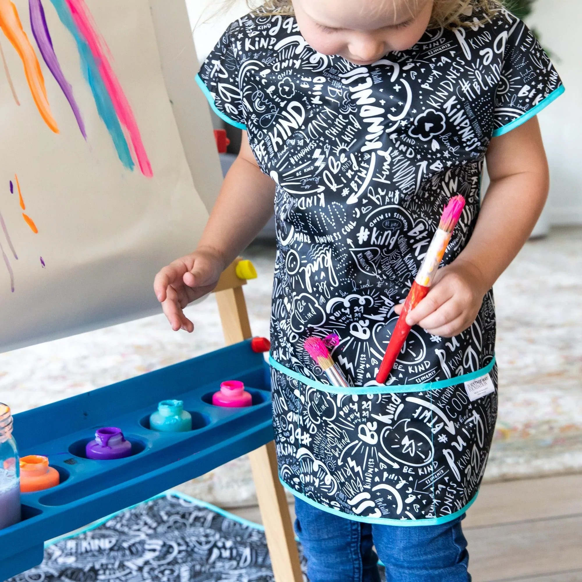 Second chance (no original packaging) - Short-sleeved art smock - Be Kind