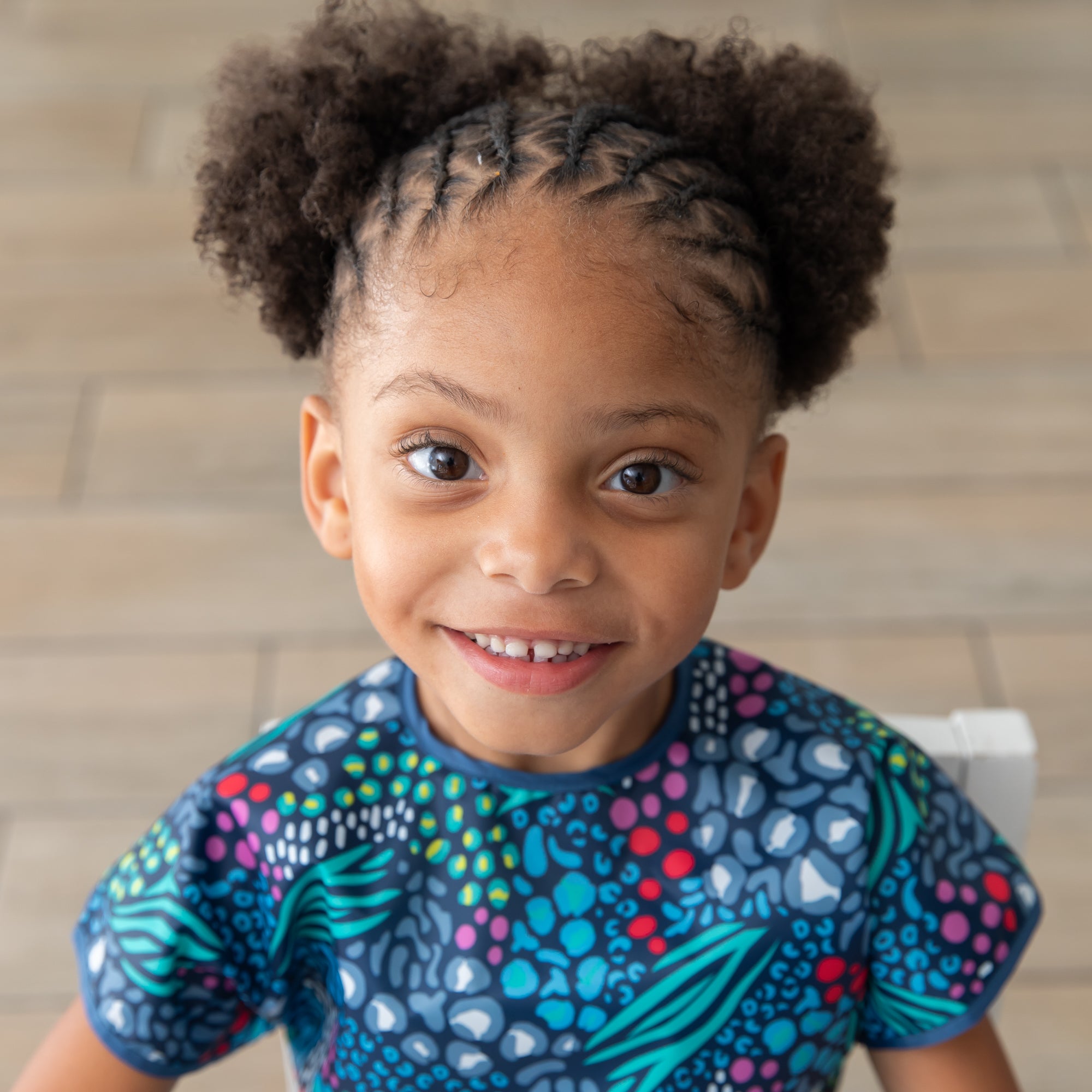 Second Chance (No Original Packaging) - Short-Sleeved Art Smock - Animal Prints