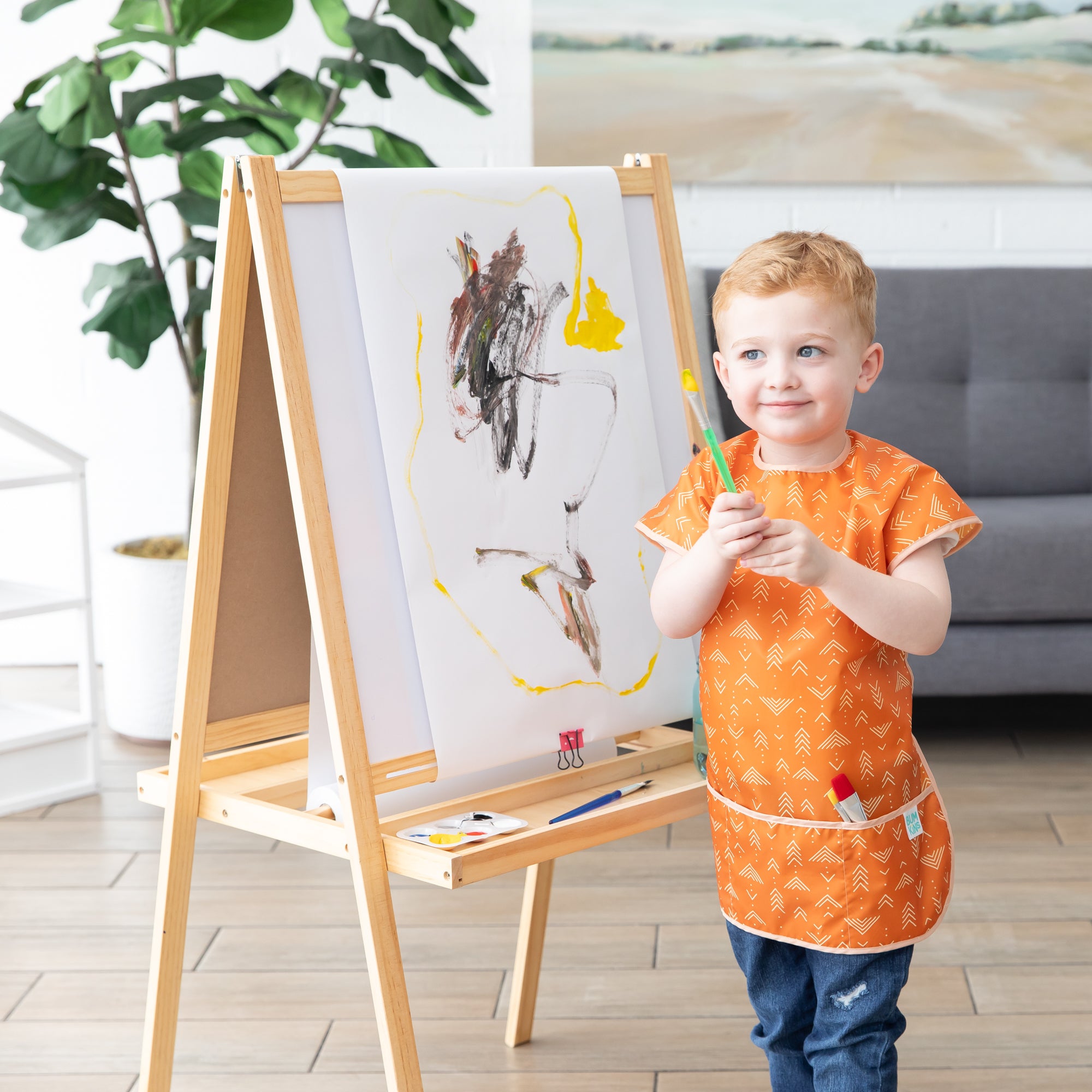 Second Chance (No Original Packaging) - Short-Sleeved Art Smock - Grounded