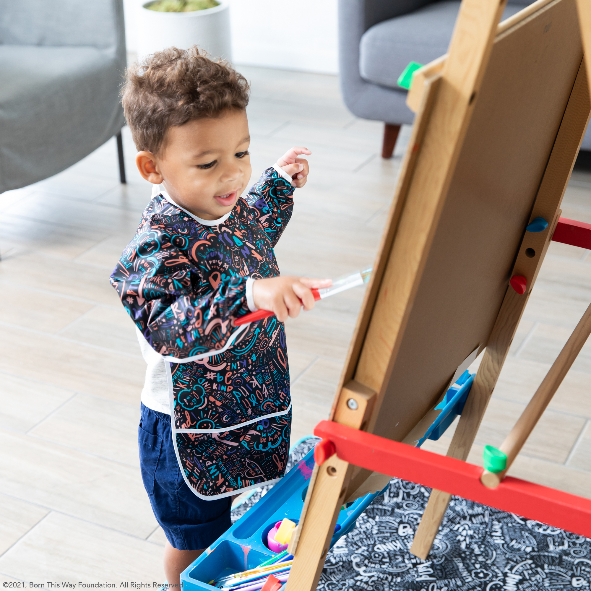 Second Chance (No Original Packaging) - Long-Sleeved Art Smock - 3-5 years - Channel Kindness