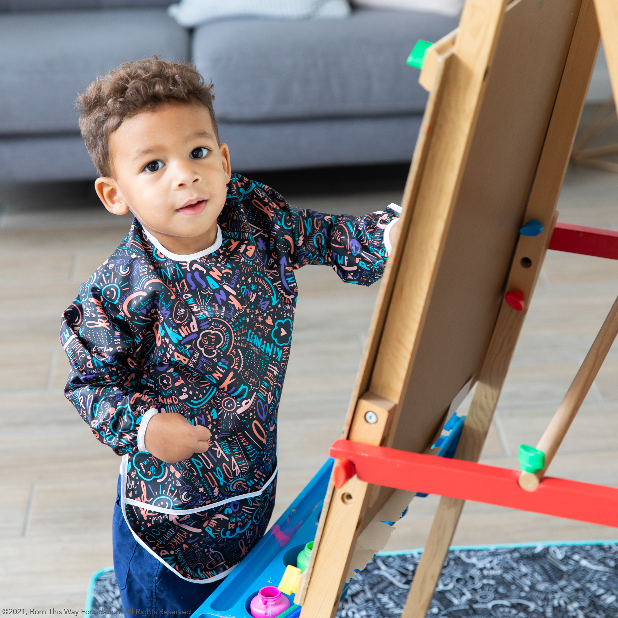 Second Chance (No Original Packaging) - Long-Sleeved Art Smock - 3-5 years - Channel Kindness