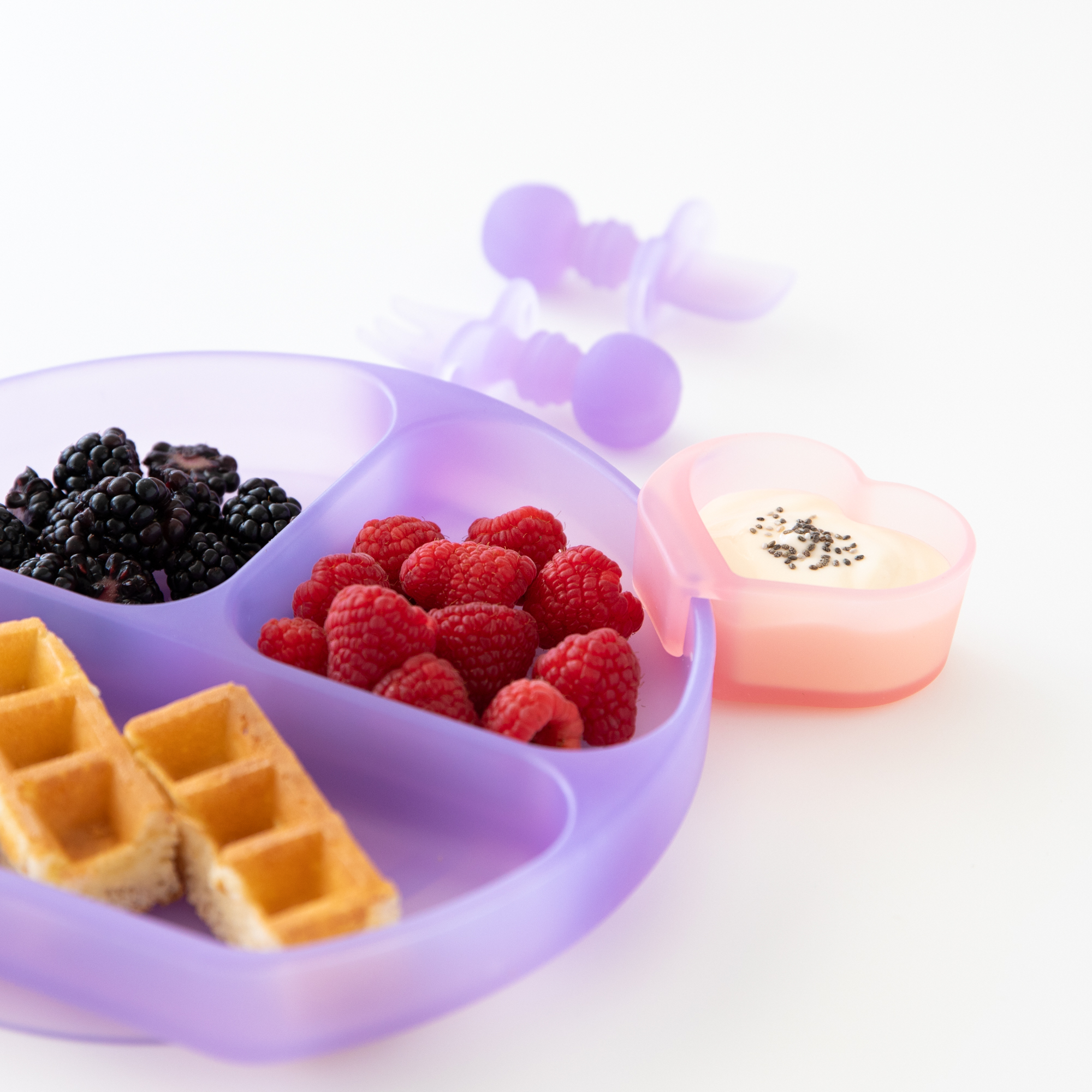 Zweite Chance (ohne Originalverpackung) - Dip-Schalen aus Silikon (2er-Pack) - Purple Jelly & Pink Jelly