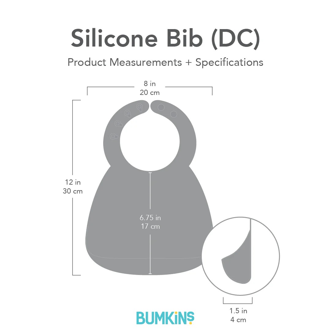 Segunda oportunidad (sin embalaje original) - Babero de silicona - Batman - Gris