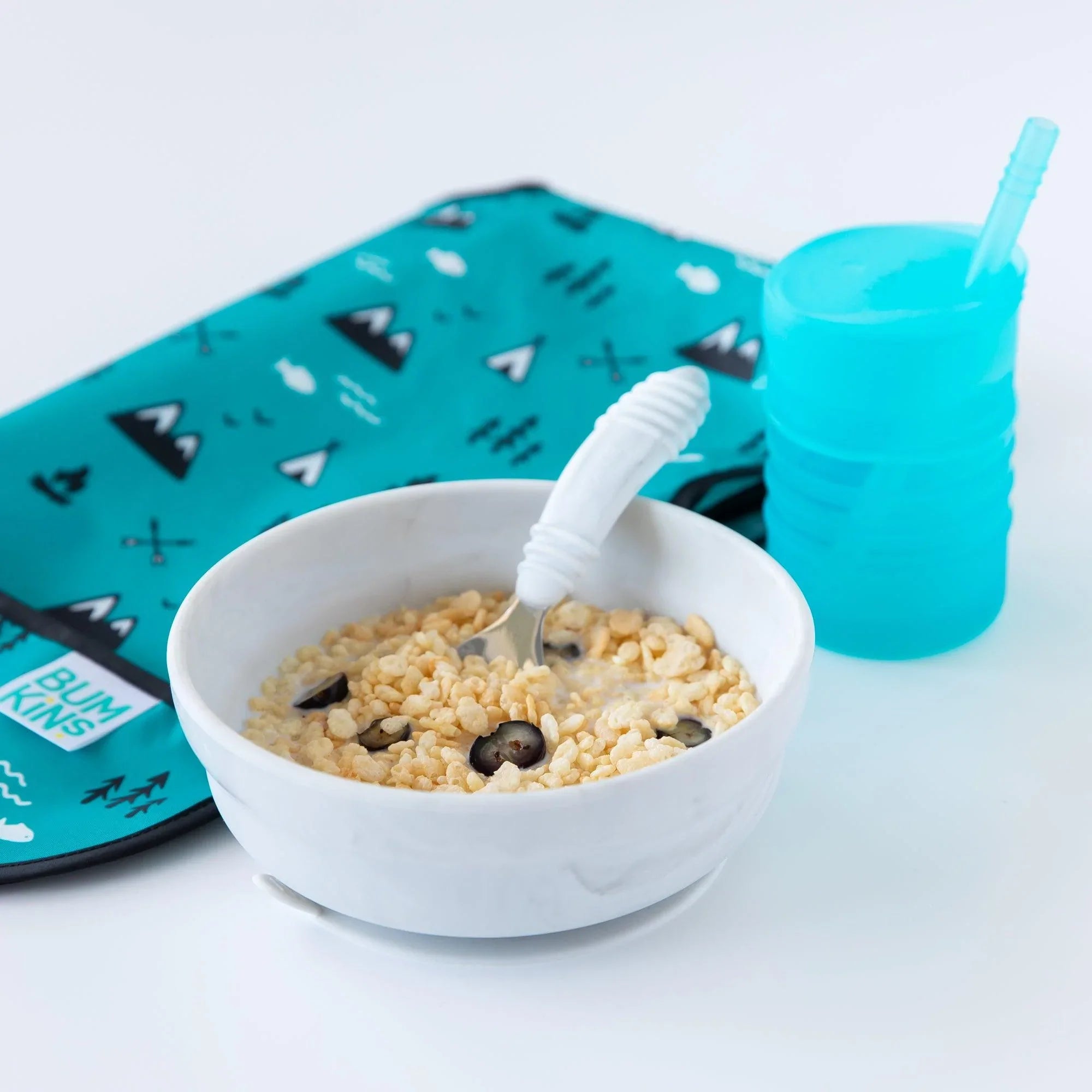 Second chance (no original packaging) - Silicone grip bowl - Marble