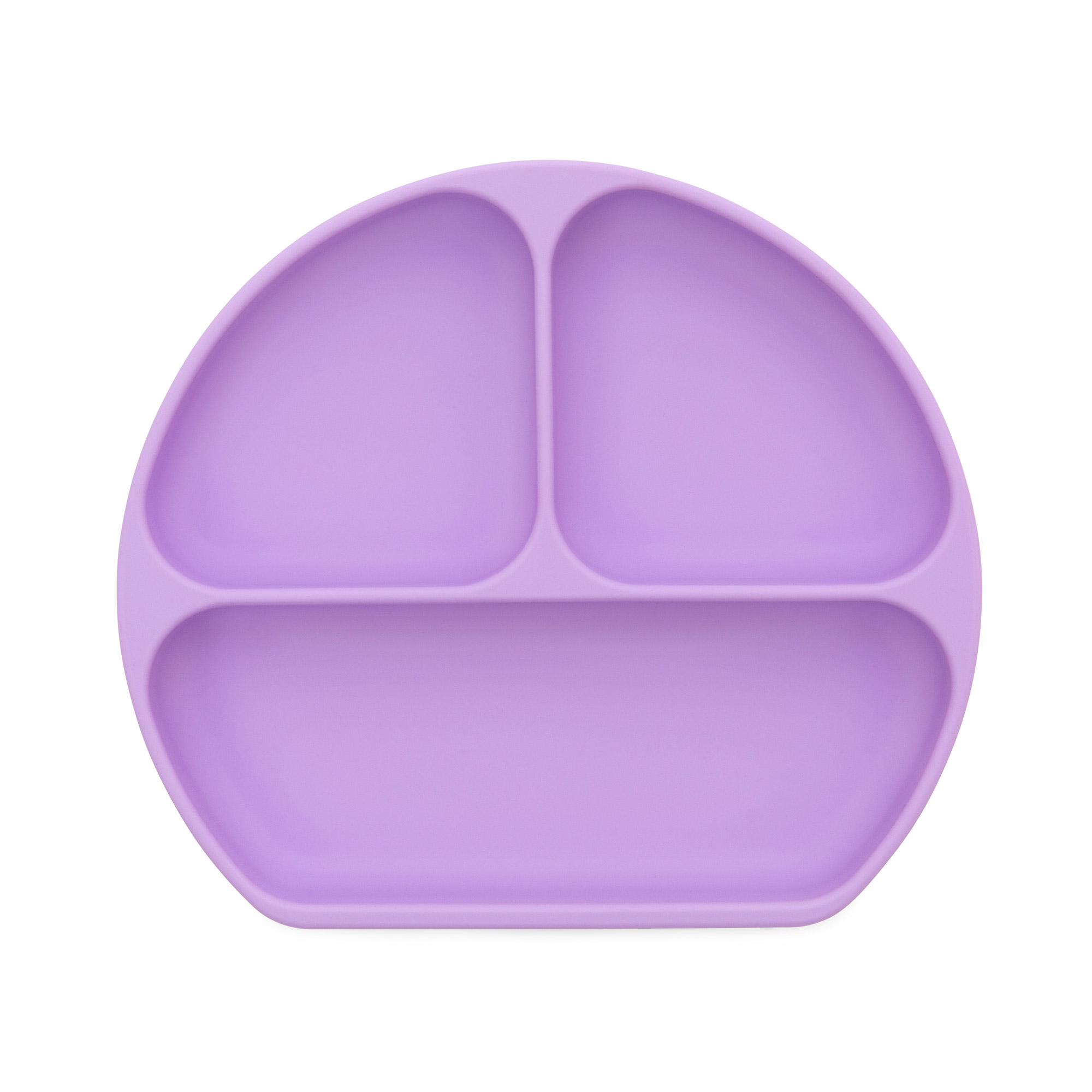 Second chance (no original packaging) - Silicone grip dish (3 section) - Lavender