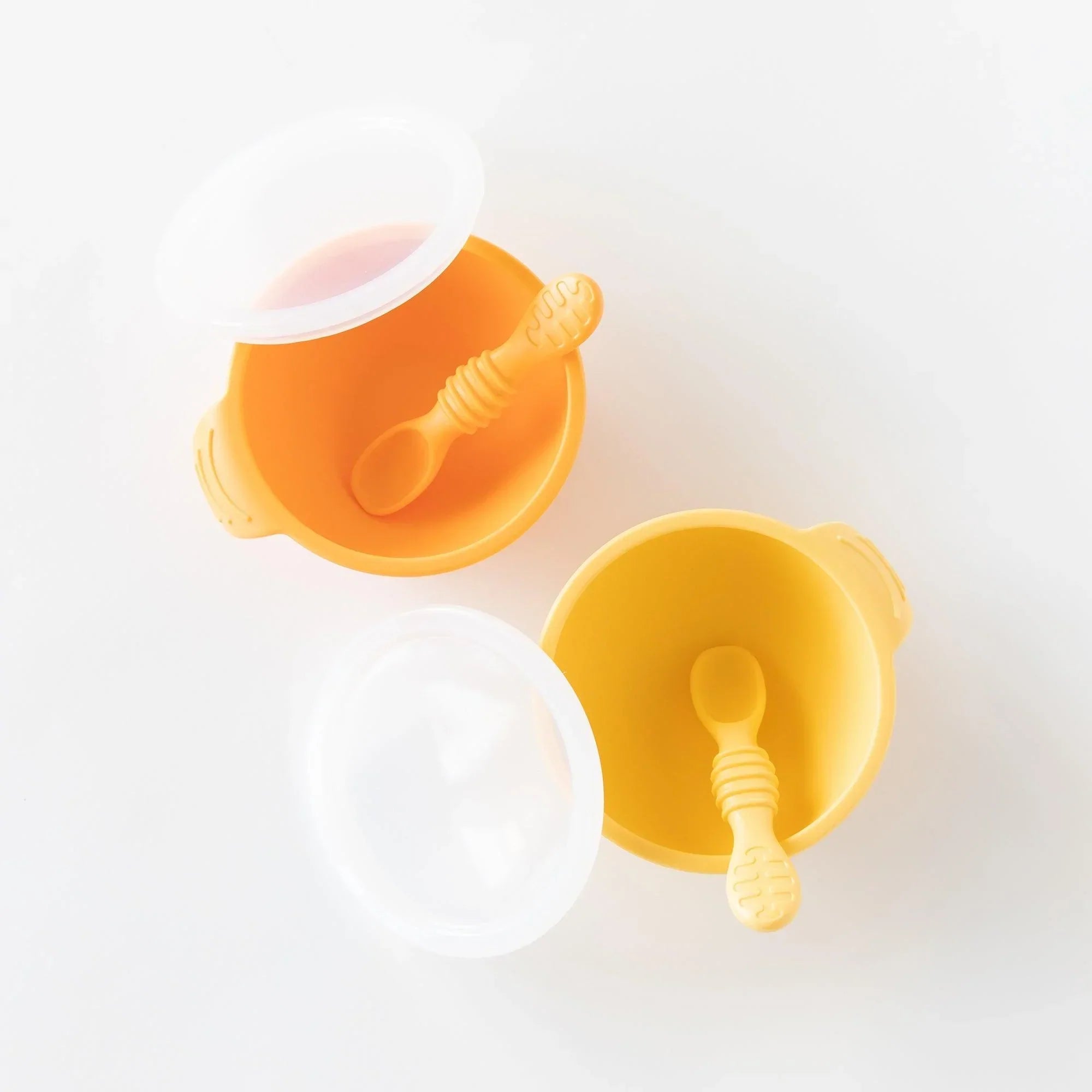 Second Chance (No Original Packaging) - Silicone First Feeding Set - Orange