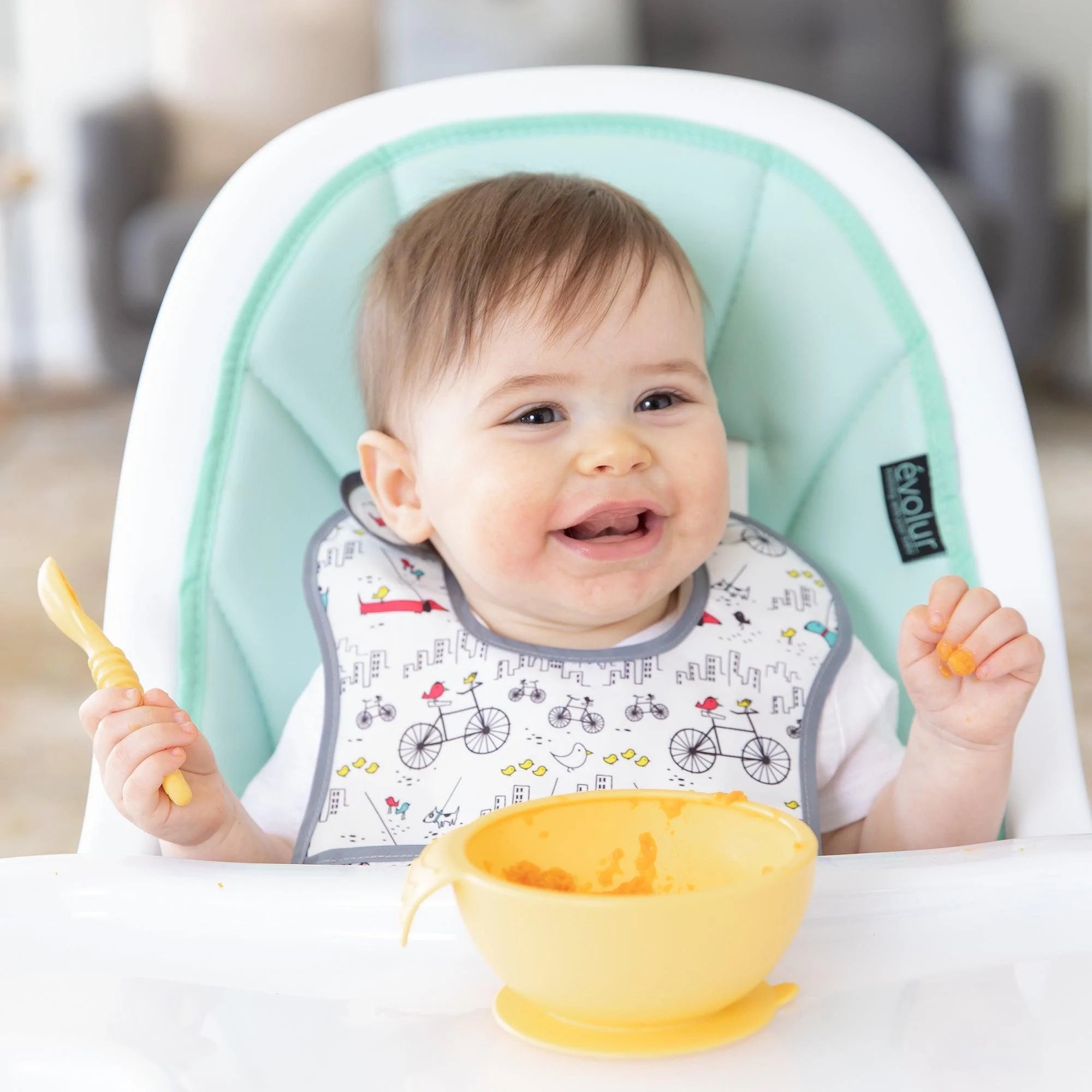 Second Chance (No Original Packaging) - Silicone First Feeding Set - Pineapple