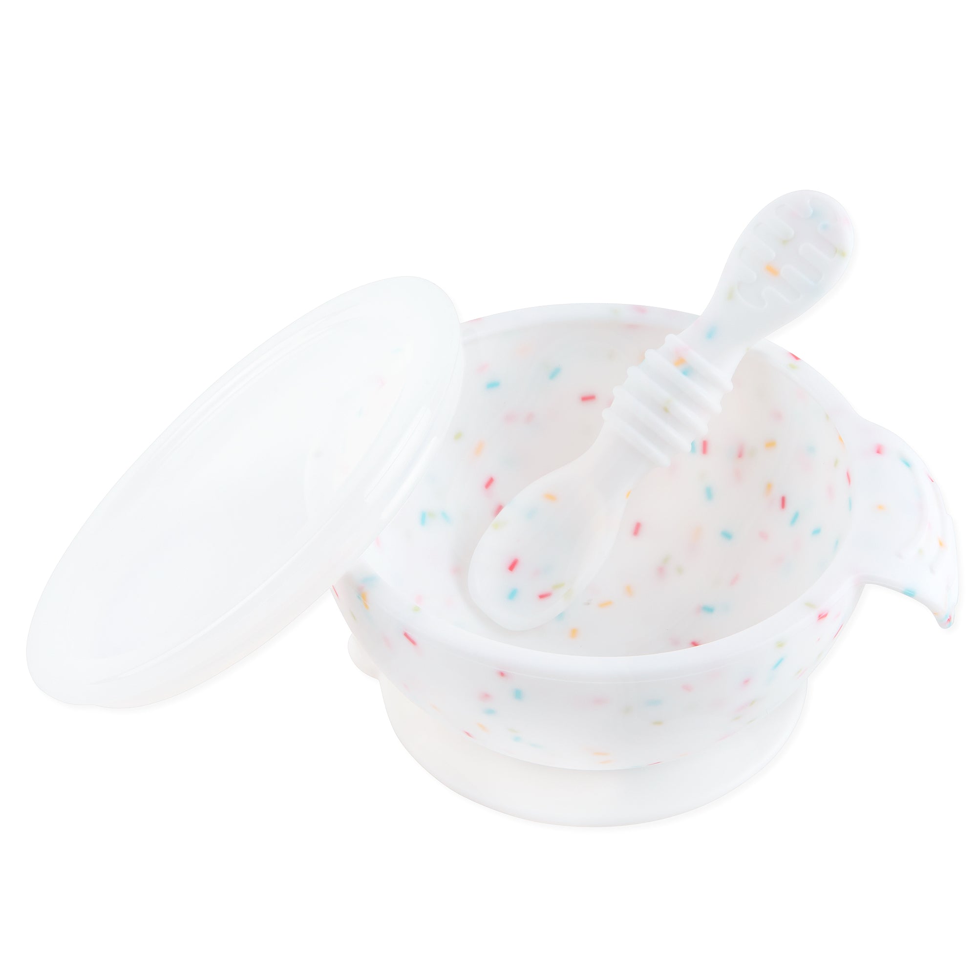 Second chance (no original packaging) - Silicone first feeding set - Vanilla Sprinkle