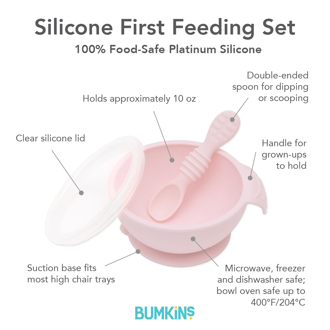 Second Chance (No Original Packaging) - Silicone First Feeding Set - Pink