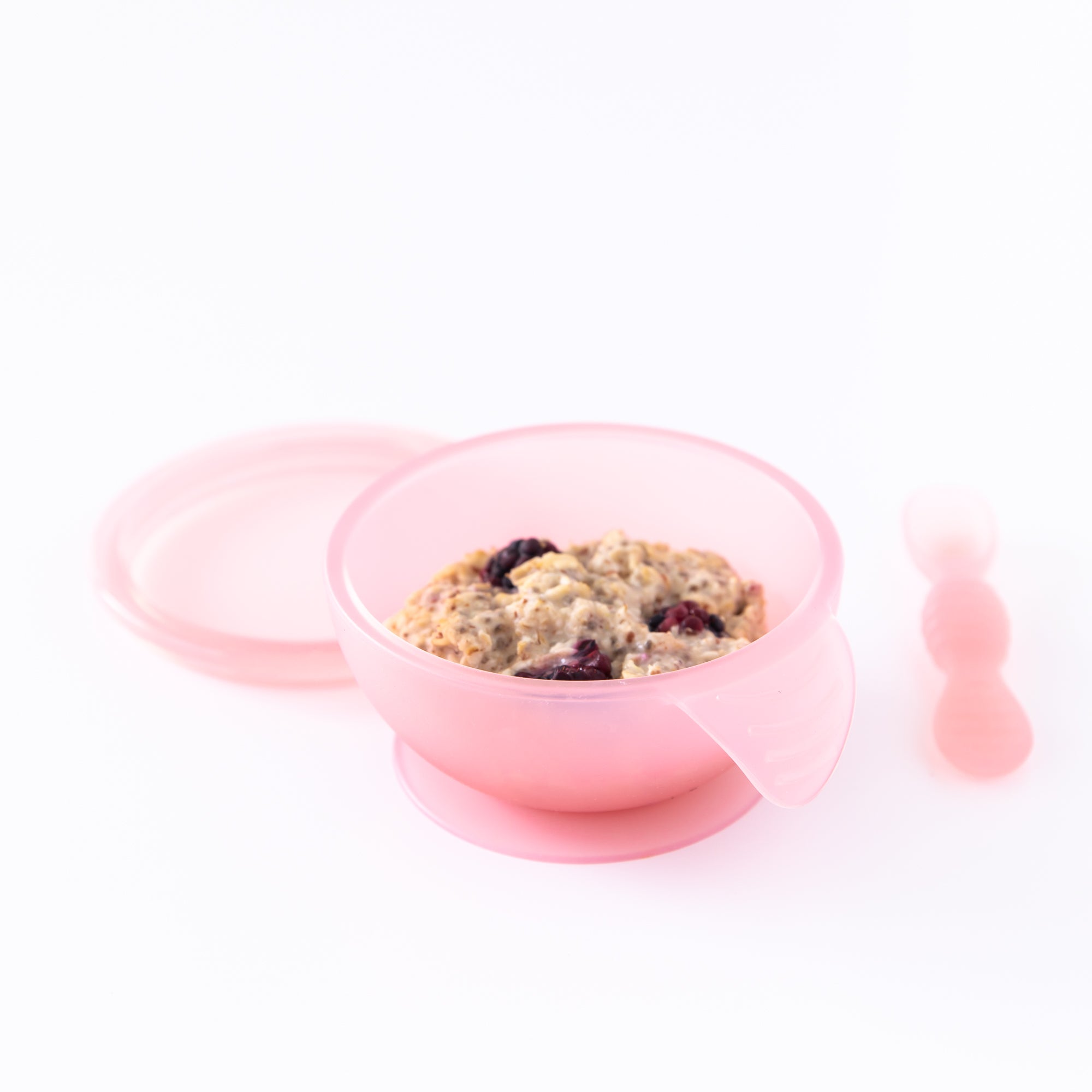 Second chance (no original packaging) - Silicone first feeding set - Pink Jelly