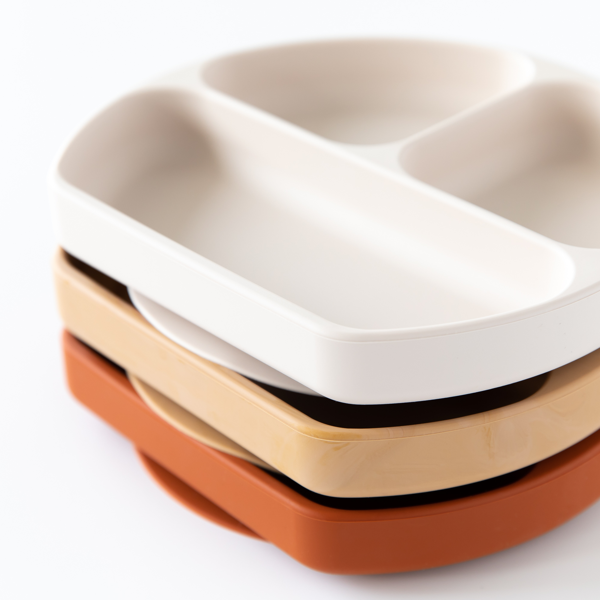 Second chance (no original packaging) - Silicone grip dish (3 section)