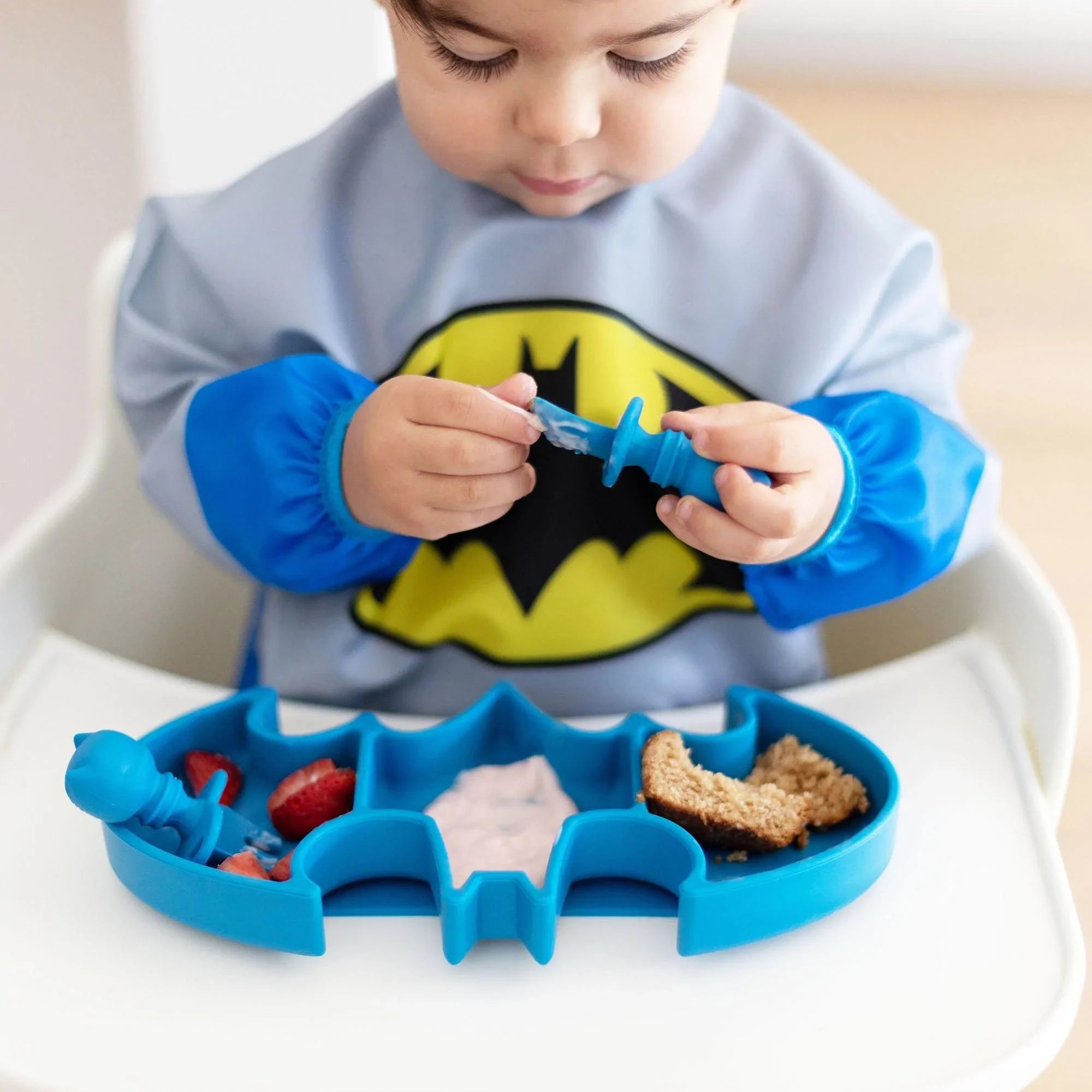 Second chance (no original packaging) - Silicone grip dish - Batman - Blue