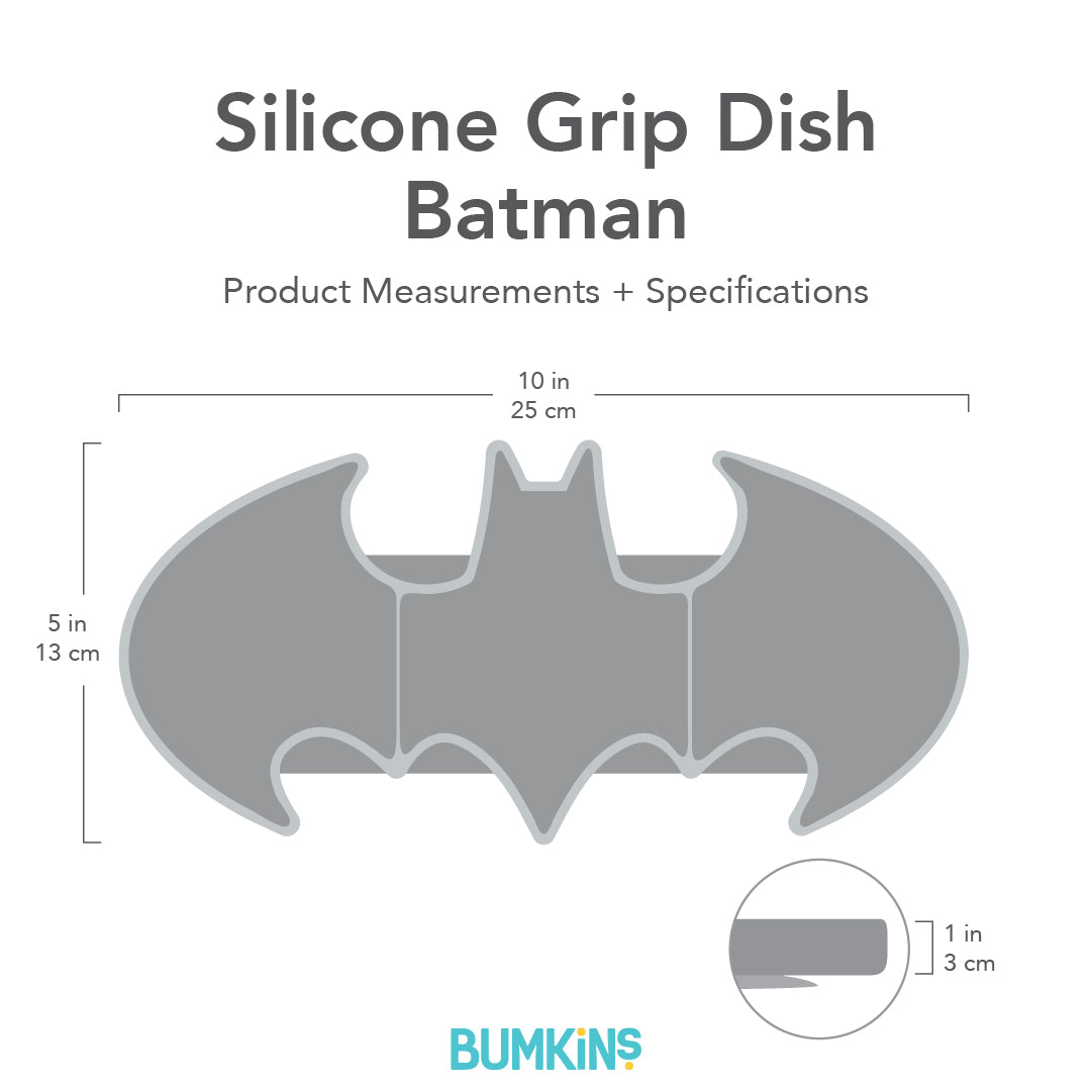 Second chance (no original packaging) - Silicone grip dish - Batman - Blue
