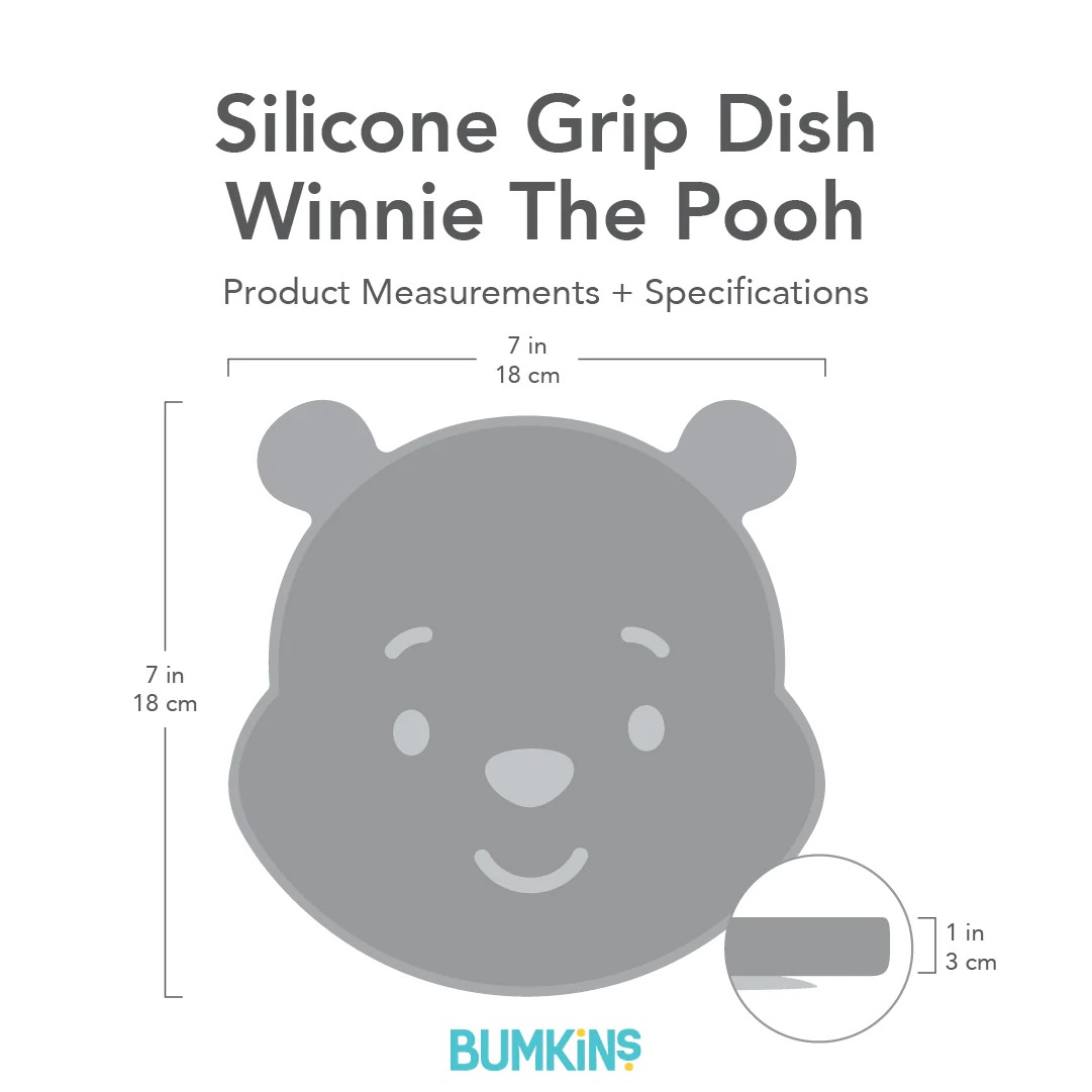 Second Chance (No Original Packaging) - Silicone Grip Dish - Disney Winnie the Pooh