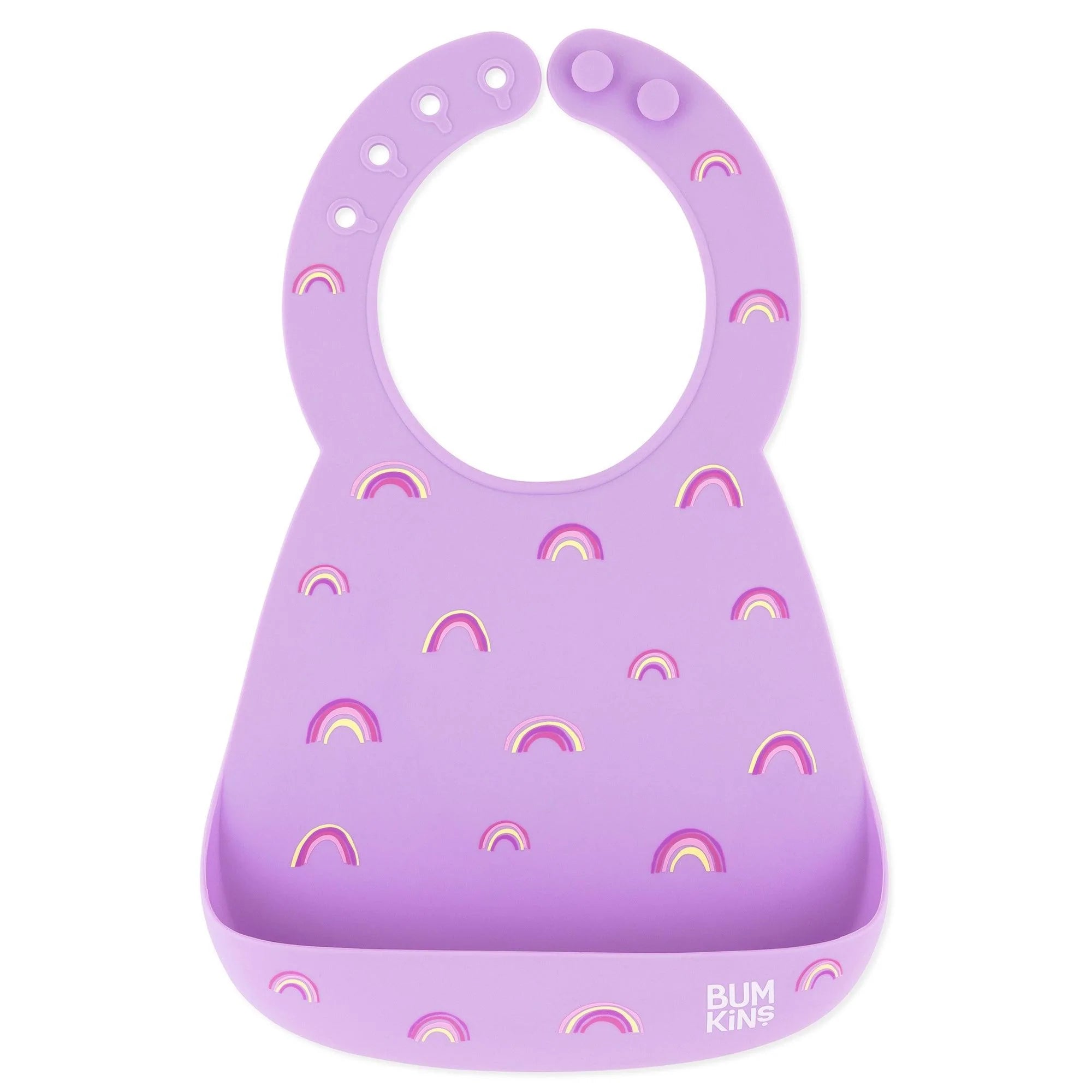Second chance (no original packaging) - Silicone bib - Lavender Rainbows
