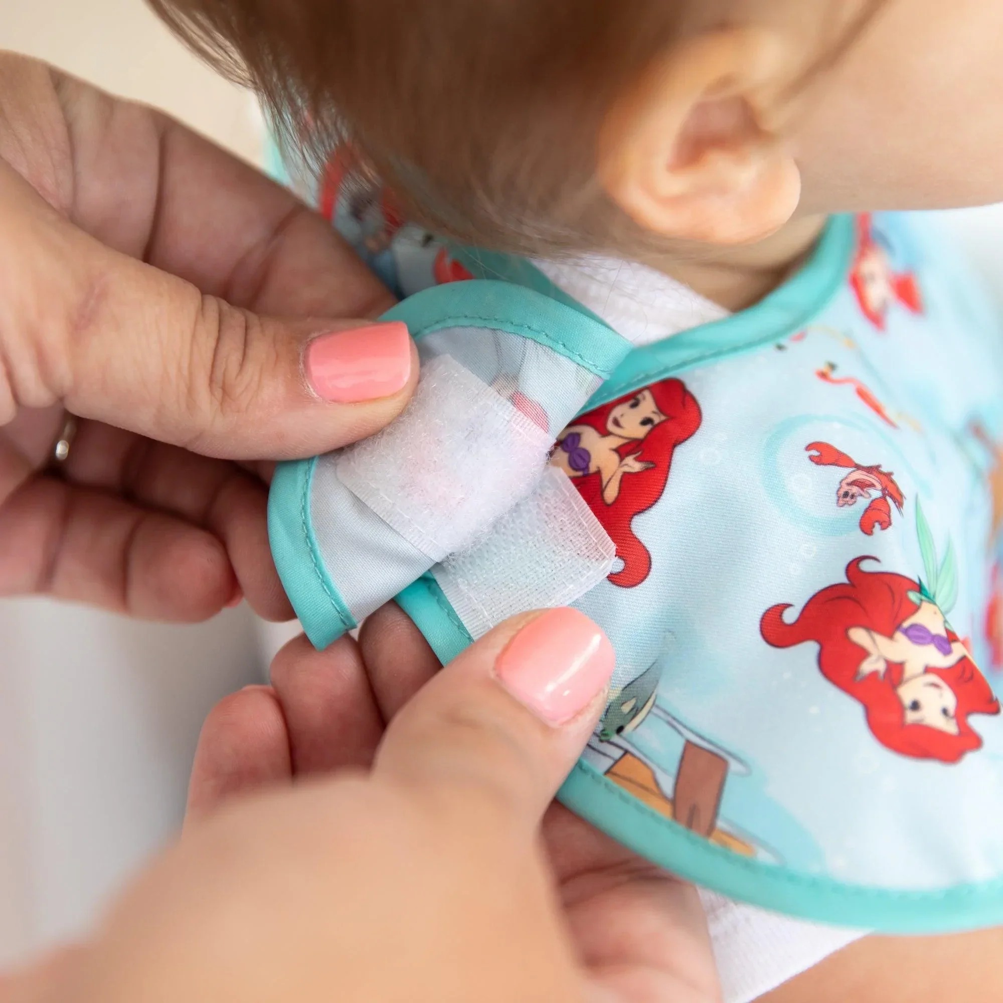 Second Chance (No Original Packaging) - SuperBib® (3 pack) - Disney Princess Magical World, Ariel, and Jasmine