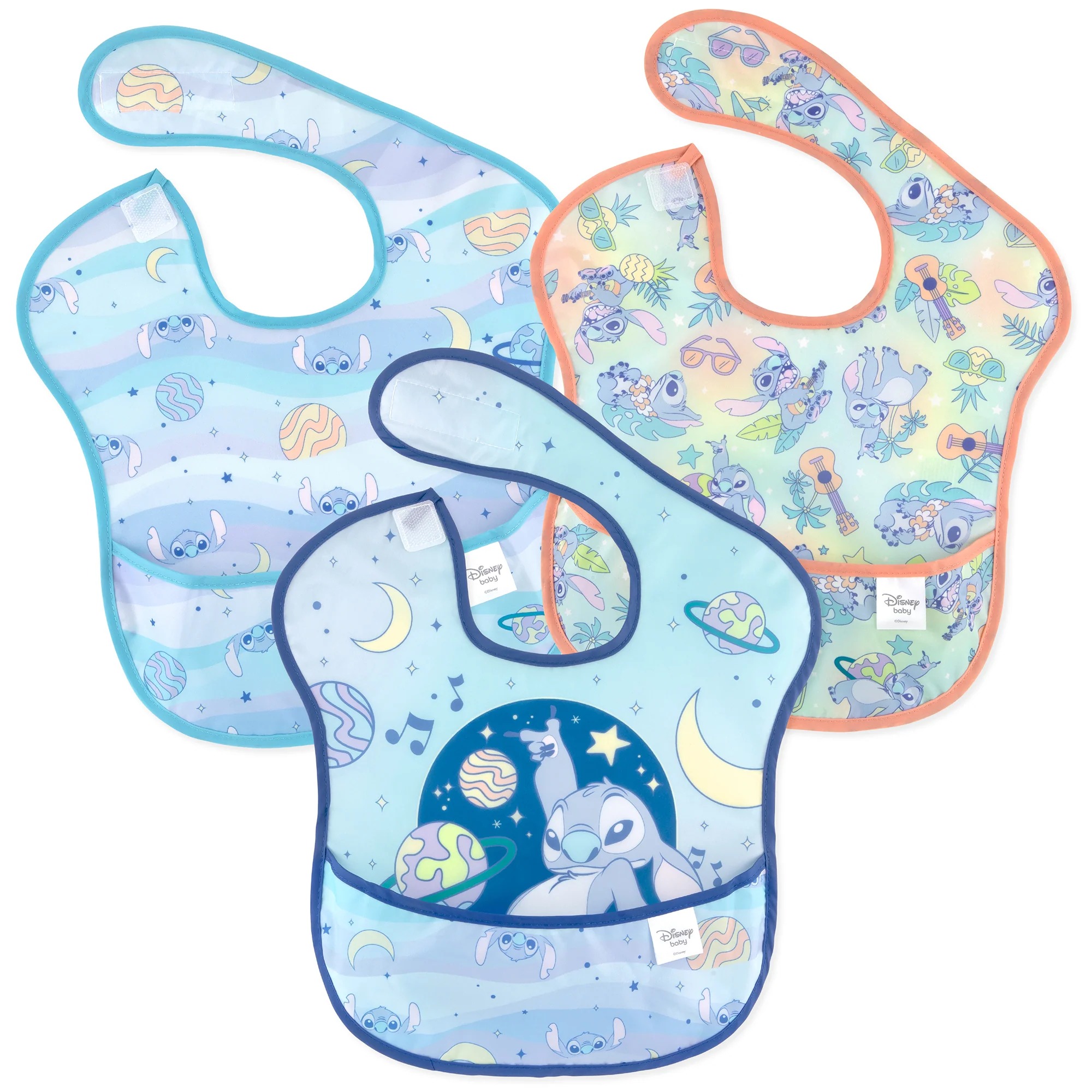 Second Chance (No Original Packaging) - SuperBib® (3 pack) - Disney Stitch Star-ring Up Trouble