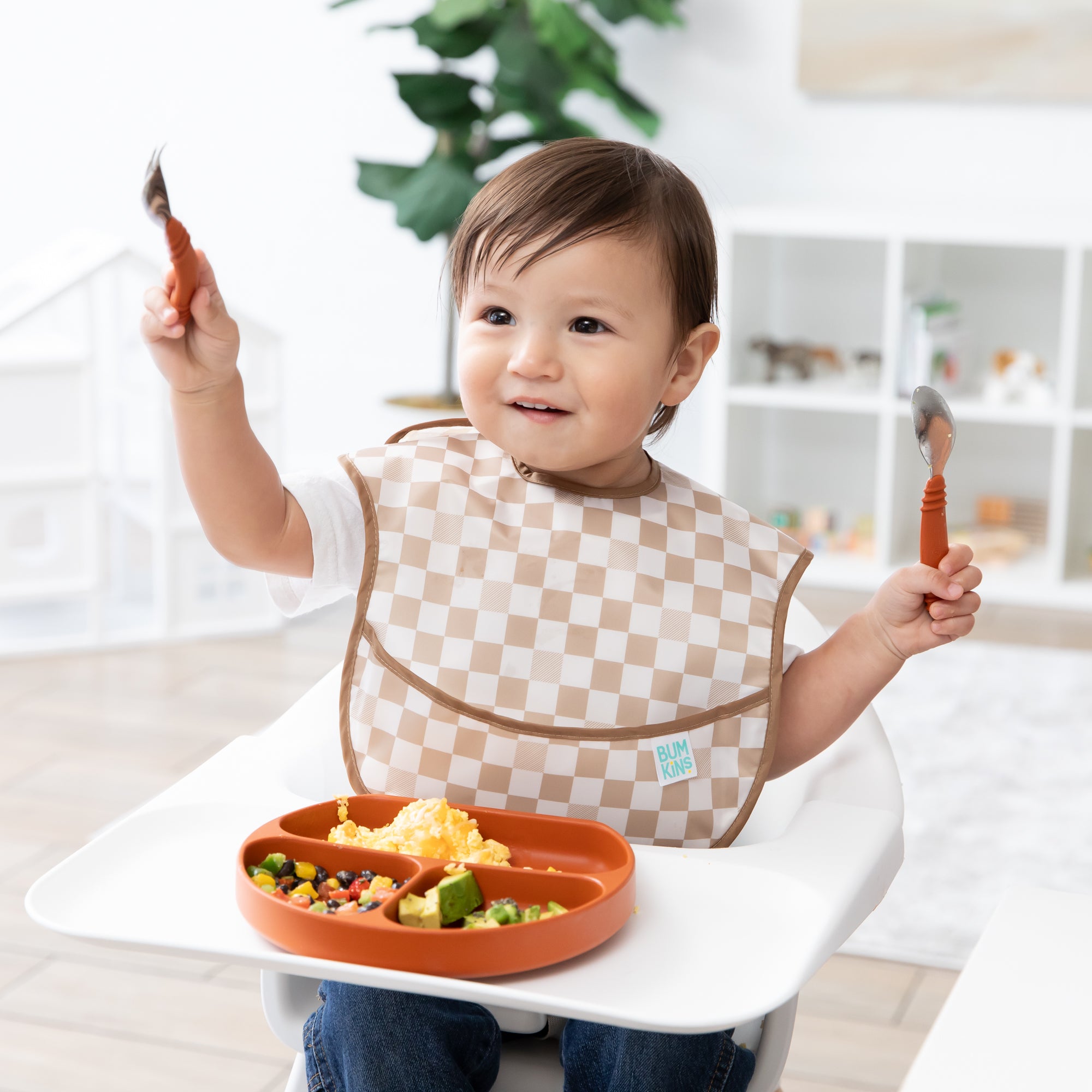 Second chance (no original packaging) - SuperBib® (3 pack) - Palm Daze, Sand Check, Charcoal Check