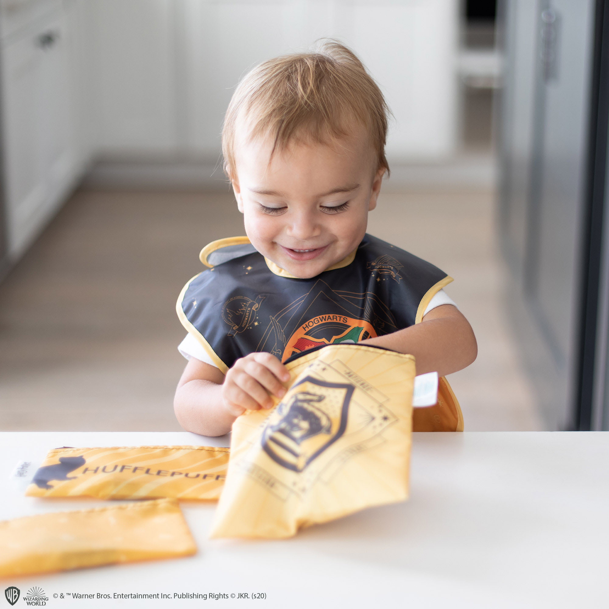 Tweede Kans (zonder originele verpakking) - SuperBib® Baby Slab (3 stuks) - Harry Potter™ Hufflepuff™