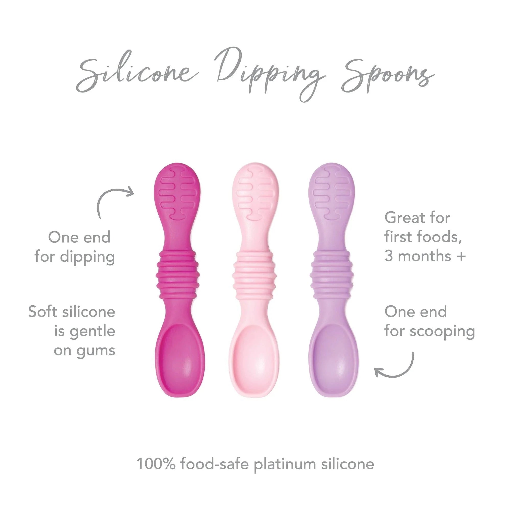 Second Chance (No Original Packaging) - Silicone Dipping Spoons (3 pack) - Lollipop