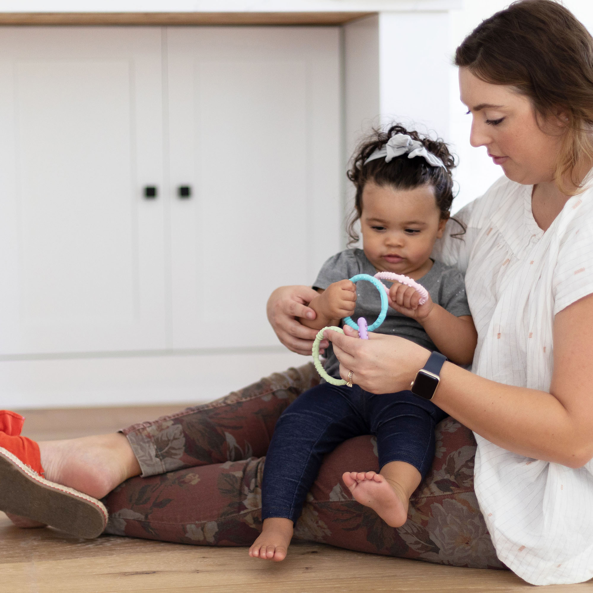 Second chance (no original packaging) - Silicone teething rings (4 pack) - Spring