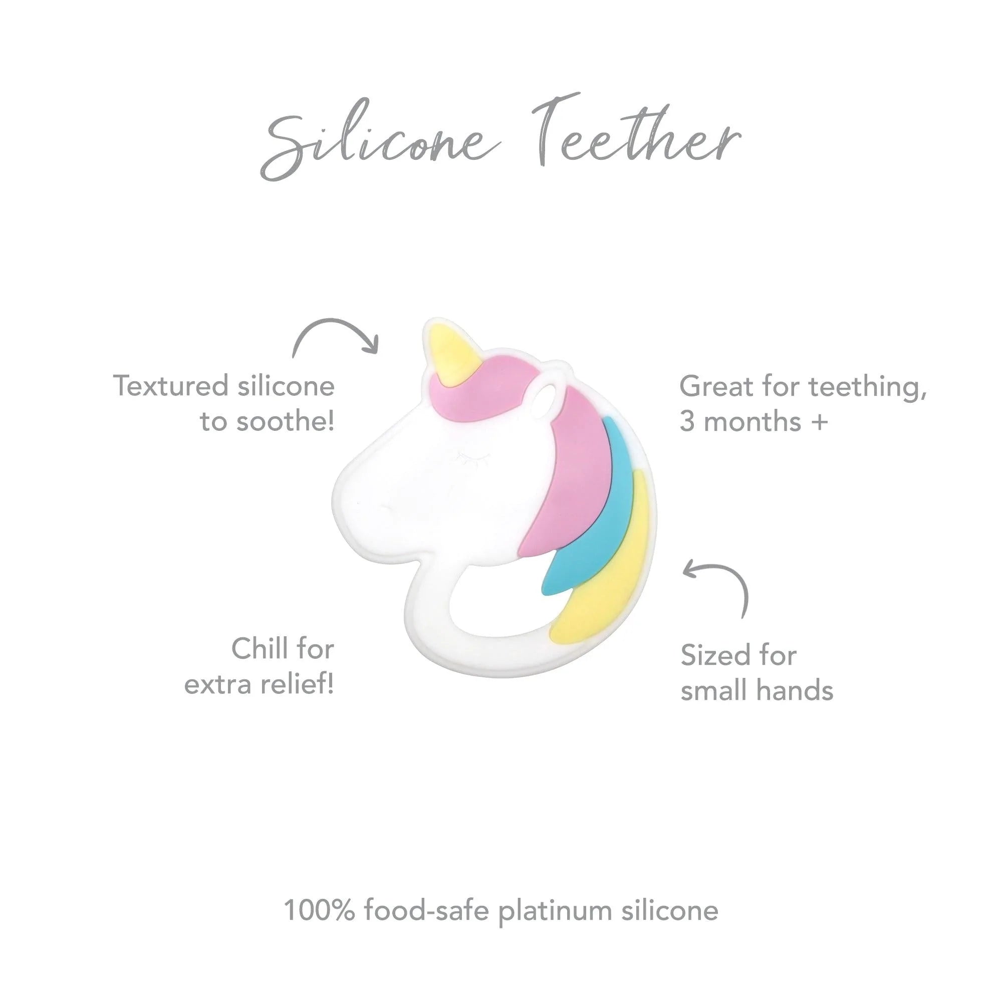 Second chance (no original packaging) - Silicone teether - Unicorn