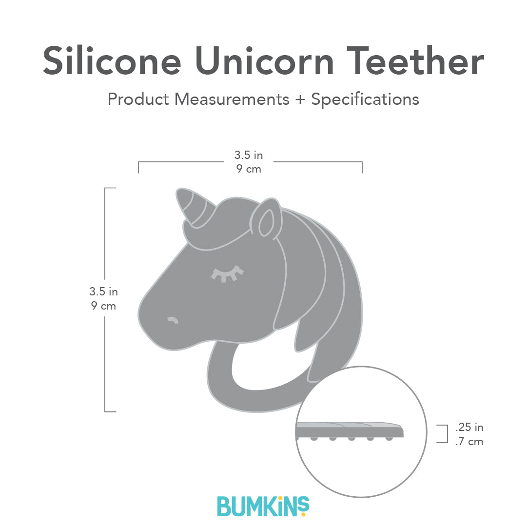 Second chance (no original packaging) - Silicone teether - Unicorn
