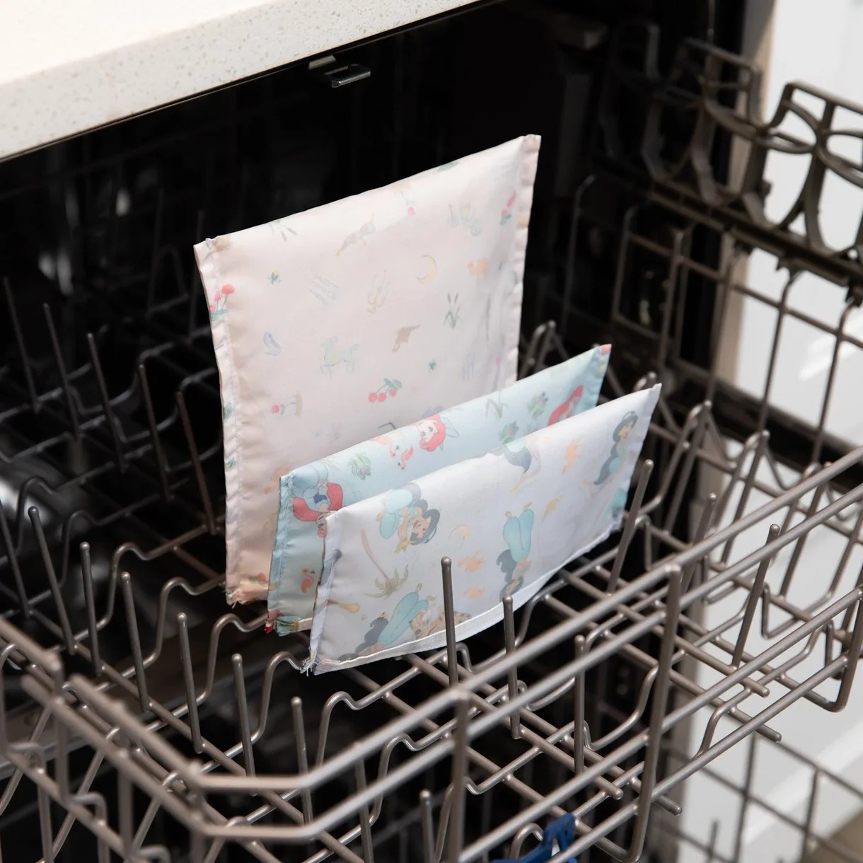 Second chance (no original packaging) - Reusable snack bag (3 pack) - Disney Princess Magical World, Ariel, and Jasmine