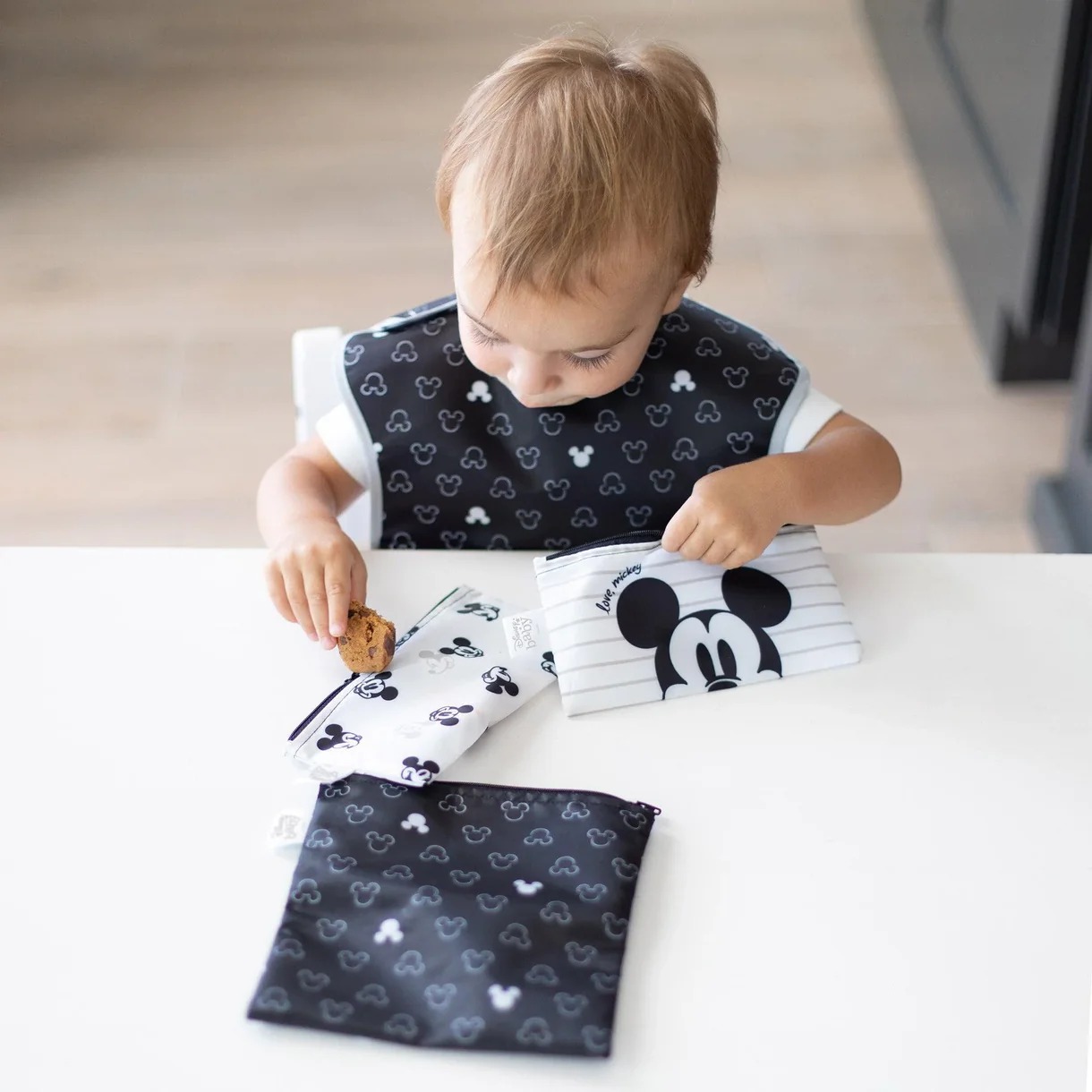 Second chance (no original packaging) - Reusable snack bag (3 pack) - Disney Love, Mickey