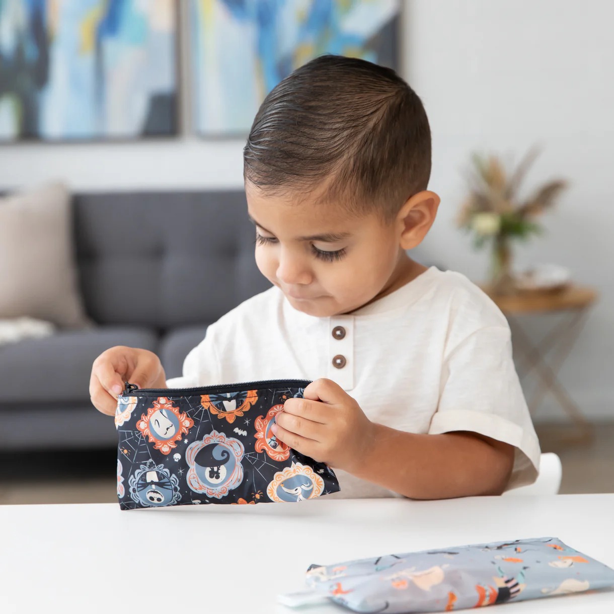 Zweite Chance (ohne Originalverpackung) - Wiederverwendbare Snackbeutel - Klein (2er-Pack) - Disney Everyday is Halloween