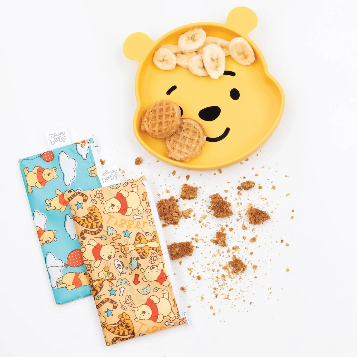 Second Chance (No Original Packaging) - Reusable Snack Bag - Small (2 pack) - Disney Winnie the Pooh